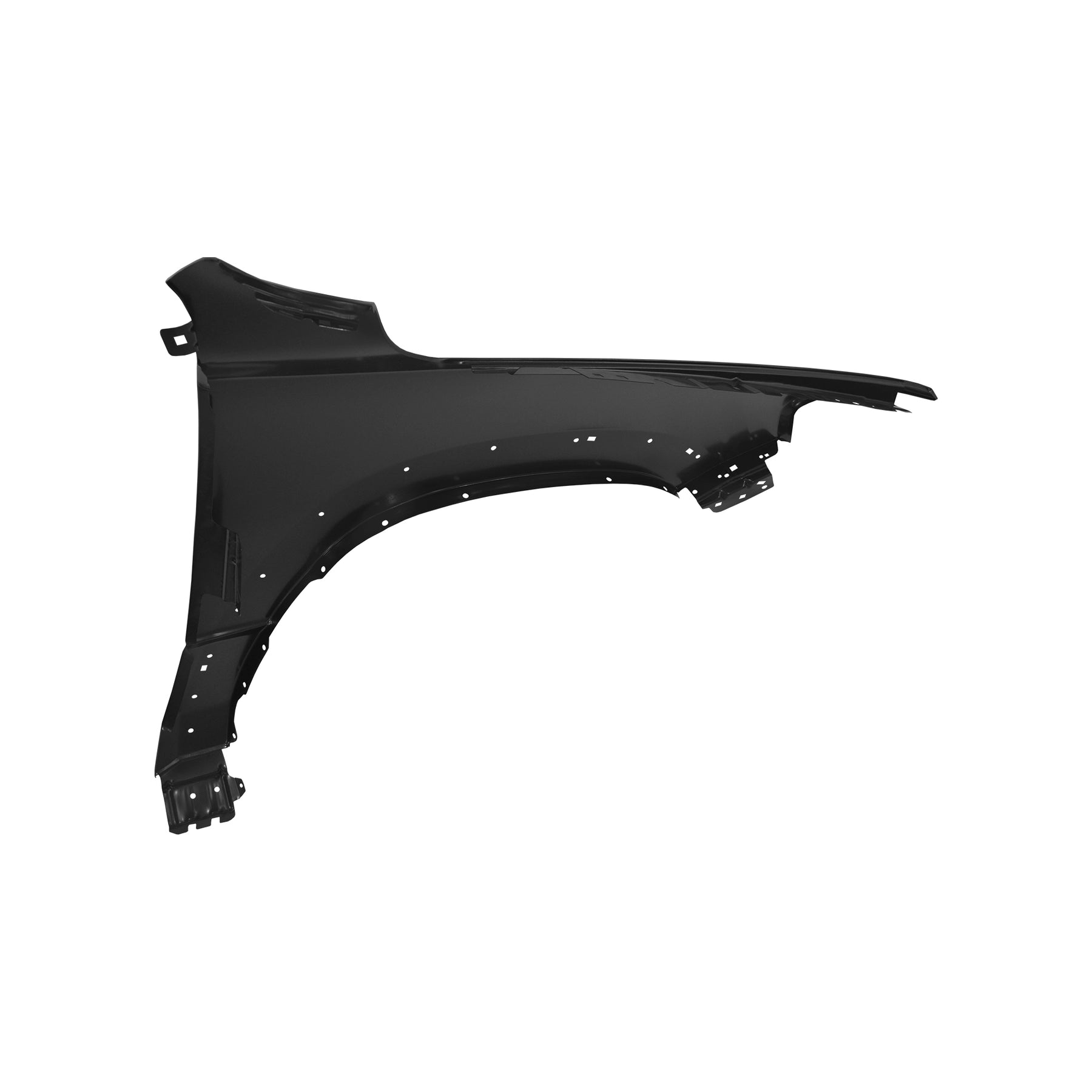 REPLACEMENT FRONT FENDER LH WITH HOLE, 2019-2022, FOR DODGE RAM 1500, 68321577AA, (STEEL)