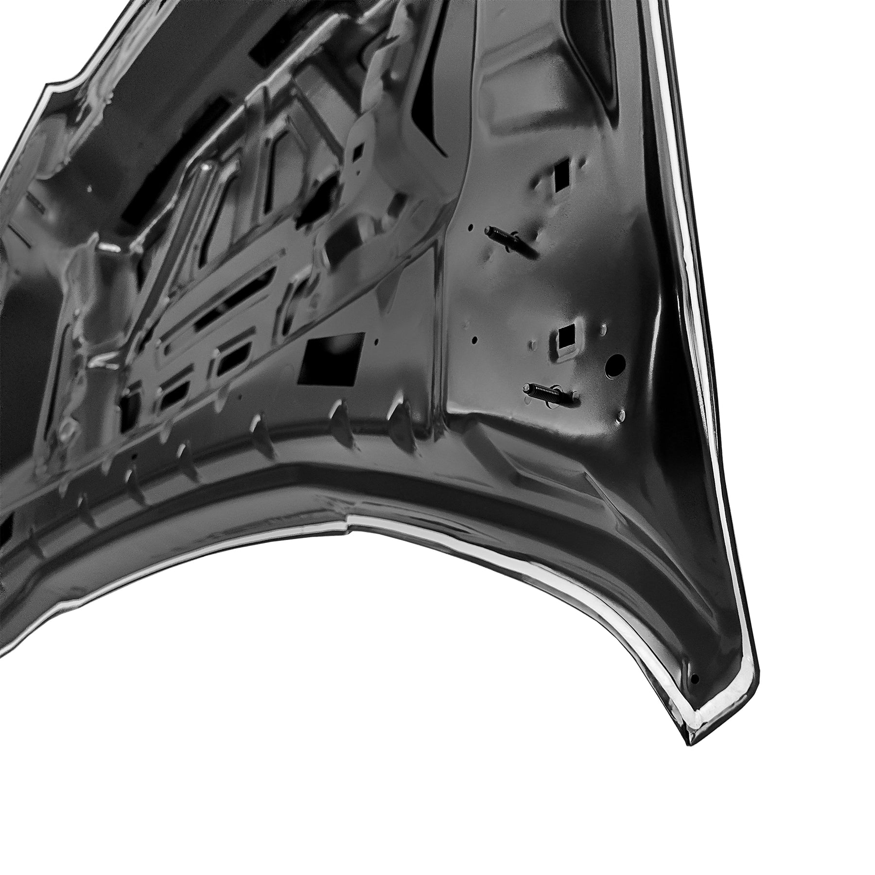 REPLACEMENT HOOD DUAL SCOOP HOOD, FOR FORD F150 RAPTOR, (STEEL)