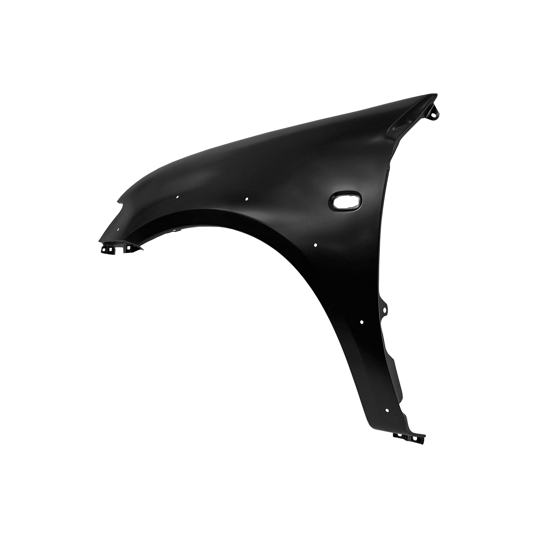 REPLACEMENT FRONT FENDER LH WITH SIDE LAMP HOLE WITH WHEEL HOLE, FOR MITSUBISHI L200(SPORTERO), 5220A819, (STEEL)