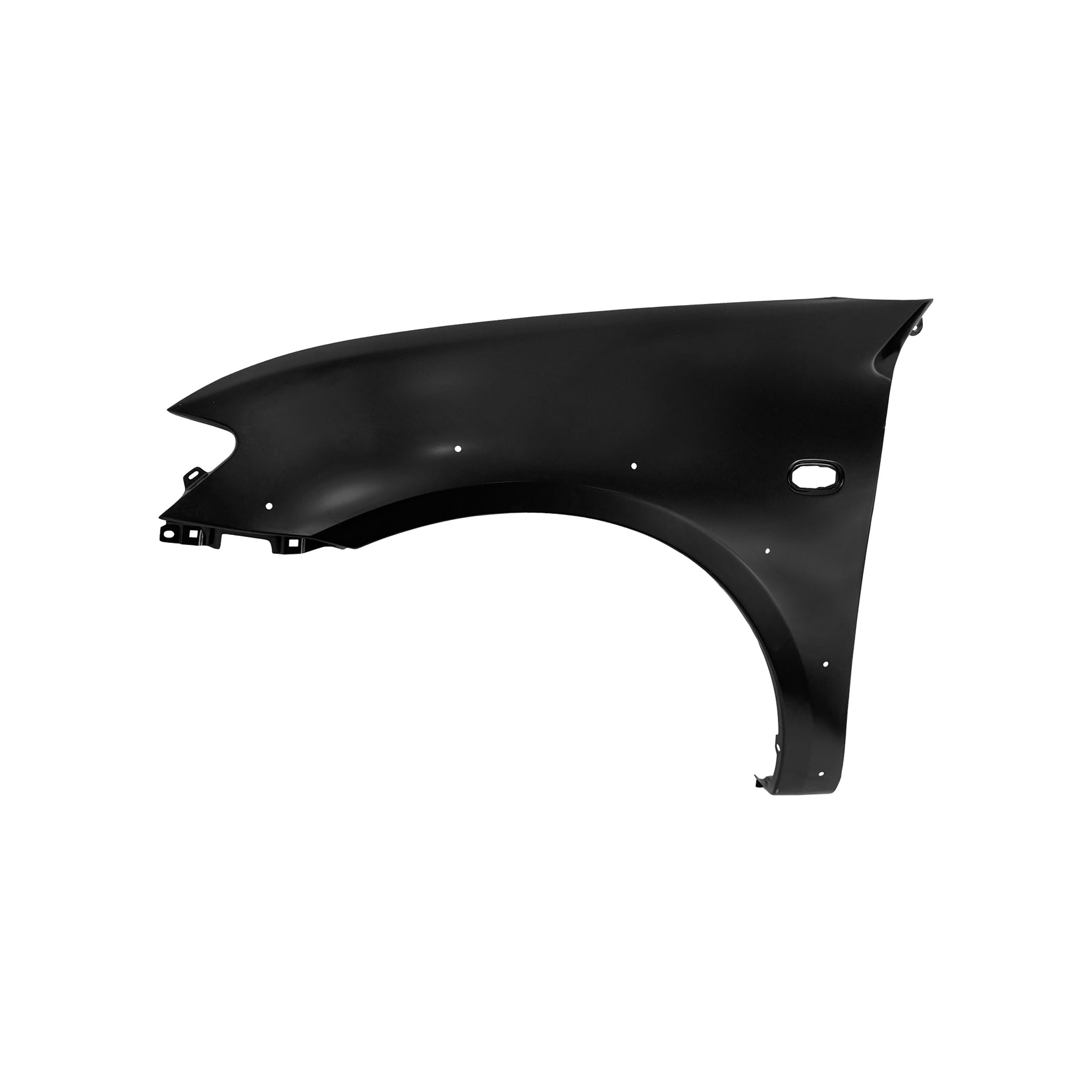 REPLACEMENT FRONT FENDER LH WITH SIDE LAMP HOLE WITH WHEEL HOLE, FOR MITSUBISHI L200(SPORTERO), 5220A819, (STEEL)