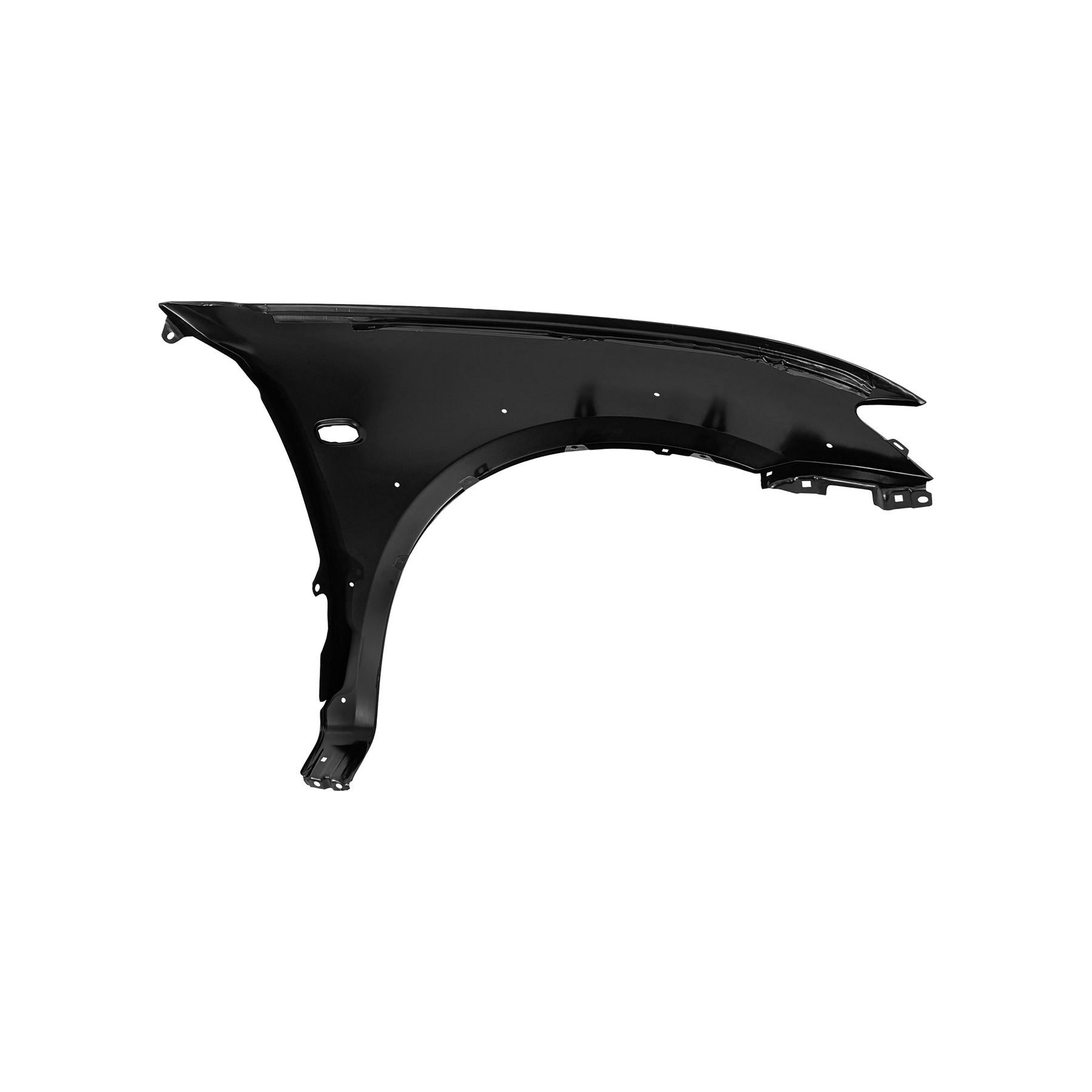 REPLACEMENT FRONT FENDER LH WITH SIDE LAMP HOLE WITH WHEEL HOLE, FOR MITSUBISHI L200(SPORTERO), 5220A819, (STEEL)