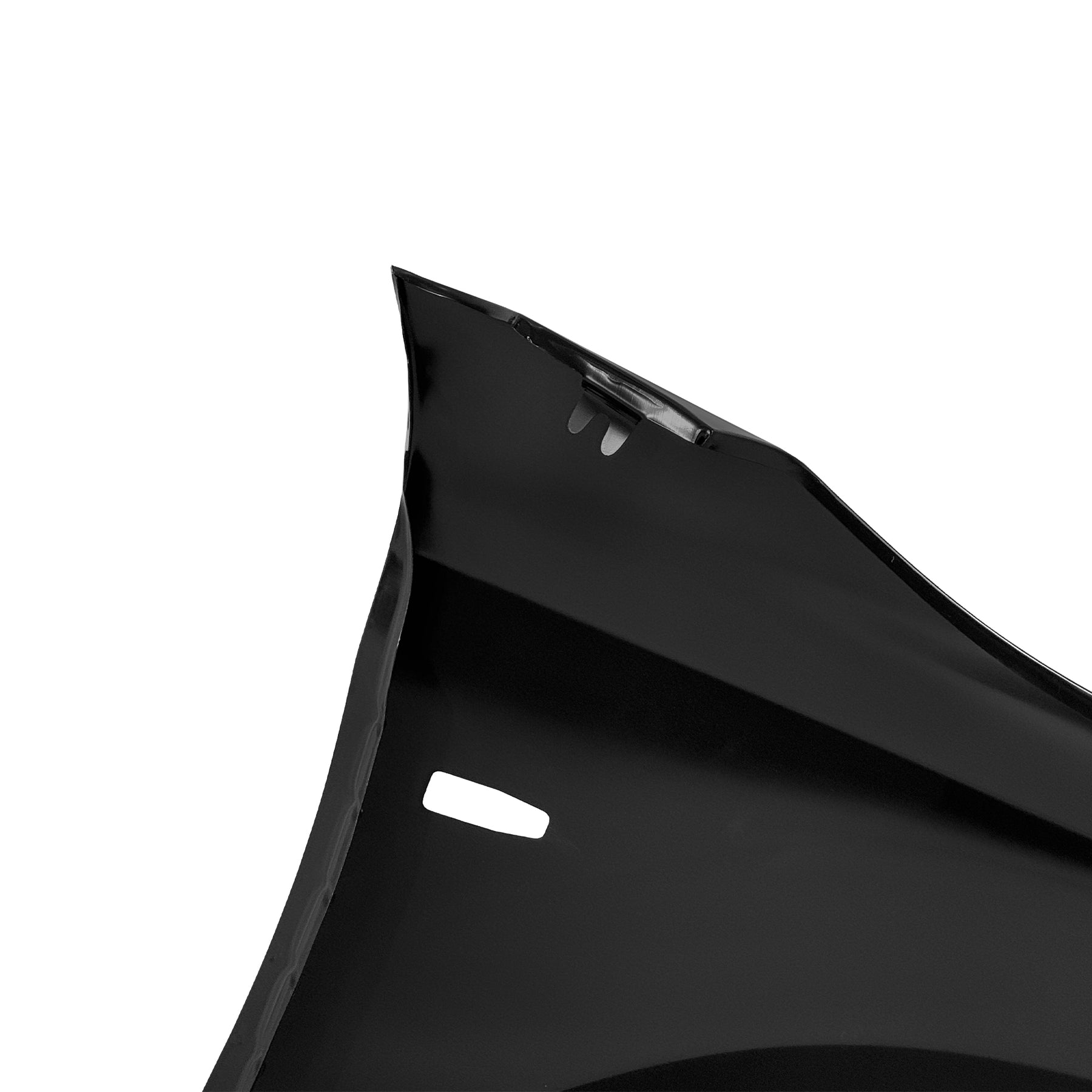 REPLACEMENT FRONT FENDER LH WITH SIDE LAMP HOLE, 2015-, FOR MITSUBISHI L200, (STEEL)