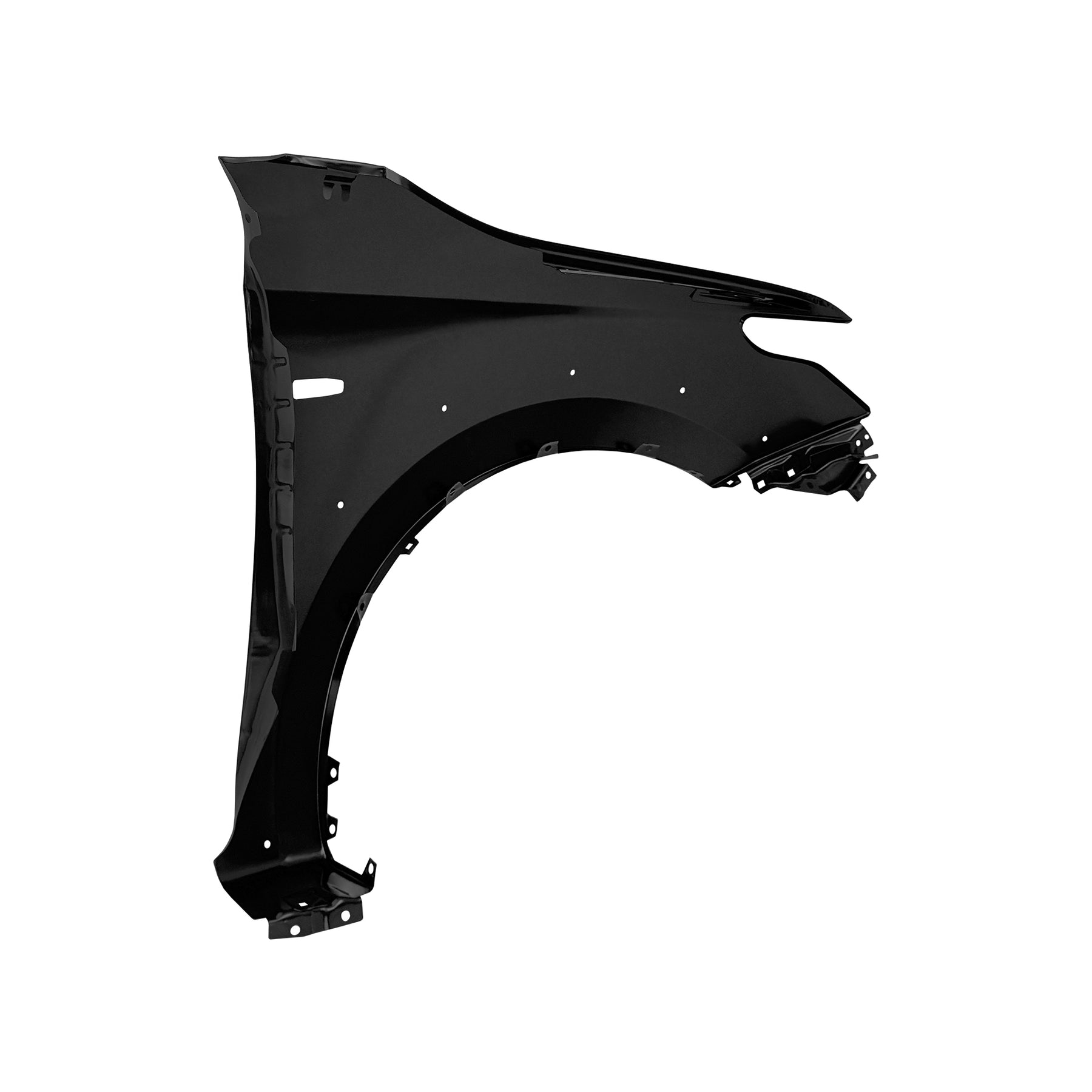 REPLACEMENT FRONT FENDER LH WITH WHEEL HOLE WITH SIDE LAMP HOLE, 2015-, FOR MITSUBISHI L200, 5220K095
