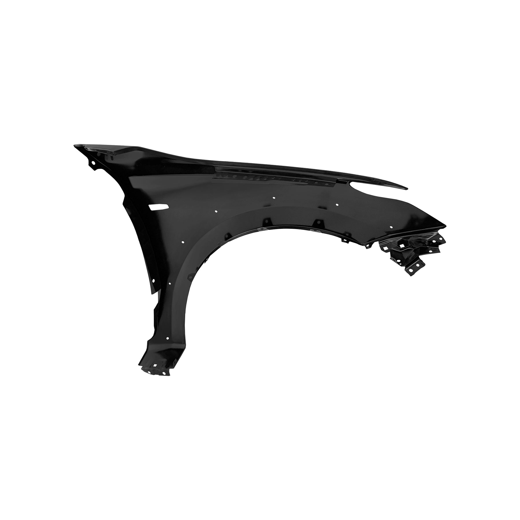 REPLACEMENT FRONT FENDER LH WITH WHEEL HOLE WITH SIDE LAMP HOLE, 2015-, FOR MITSUBISHI L200, 5220K095