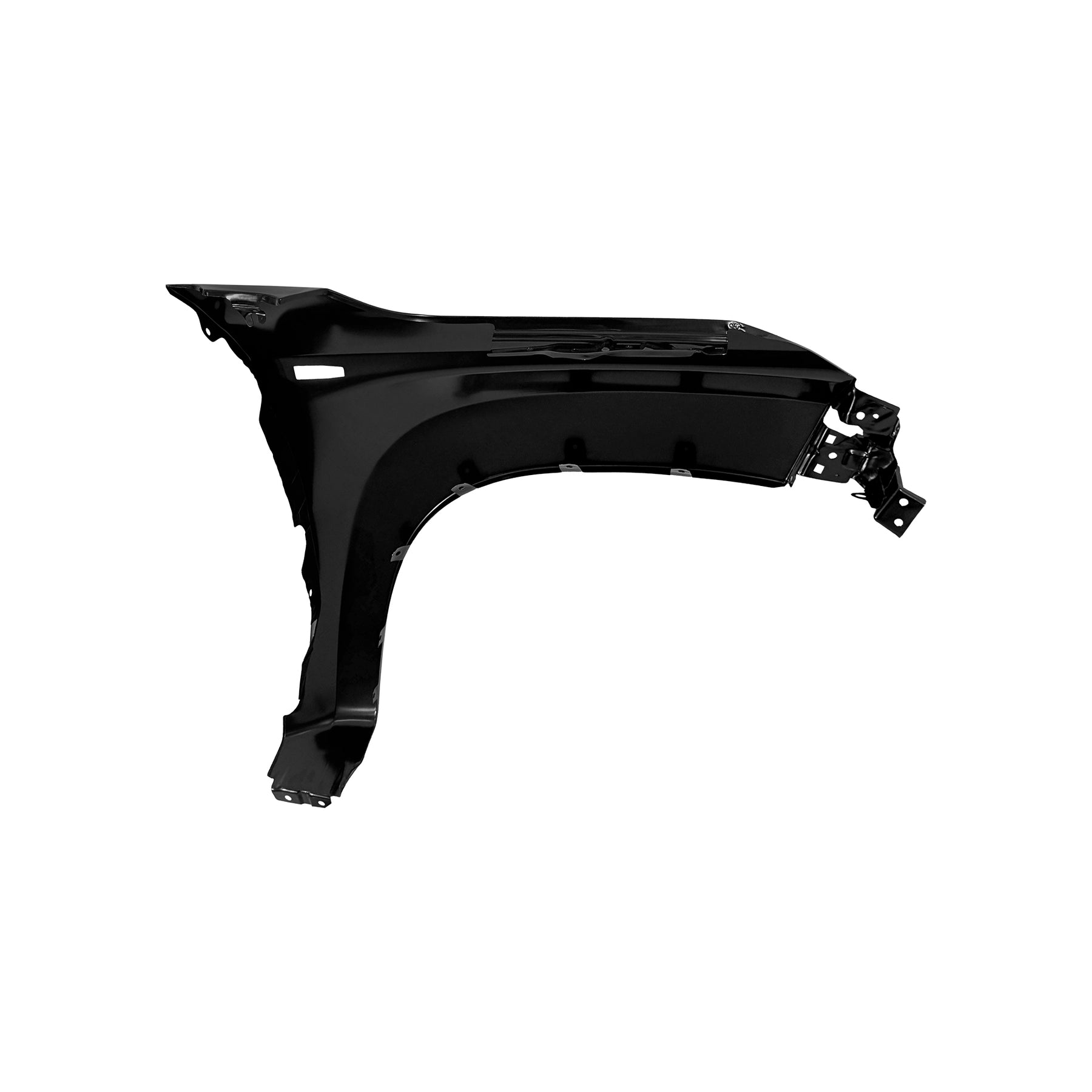 REPLACEMENT FRONT FENDER LH WITH HOLE, 2018-, FOR MITSUBISHI L200, (STEEL)
