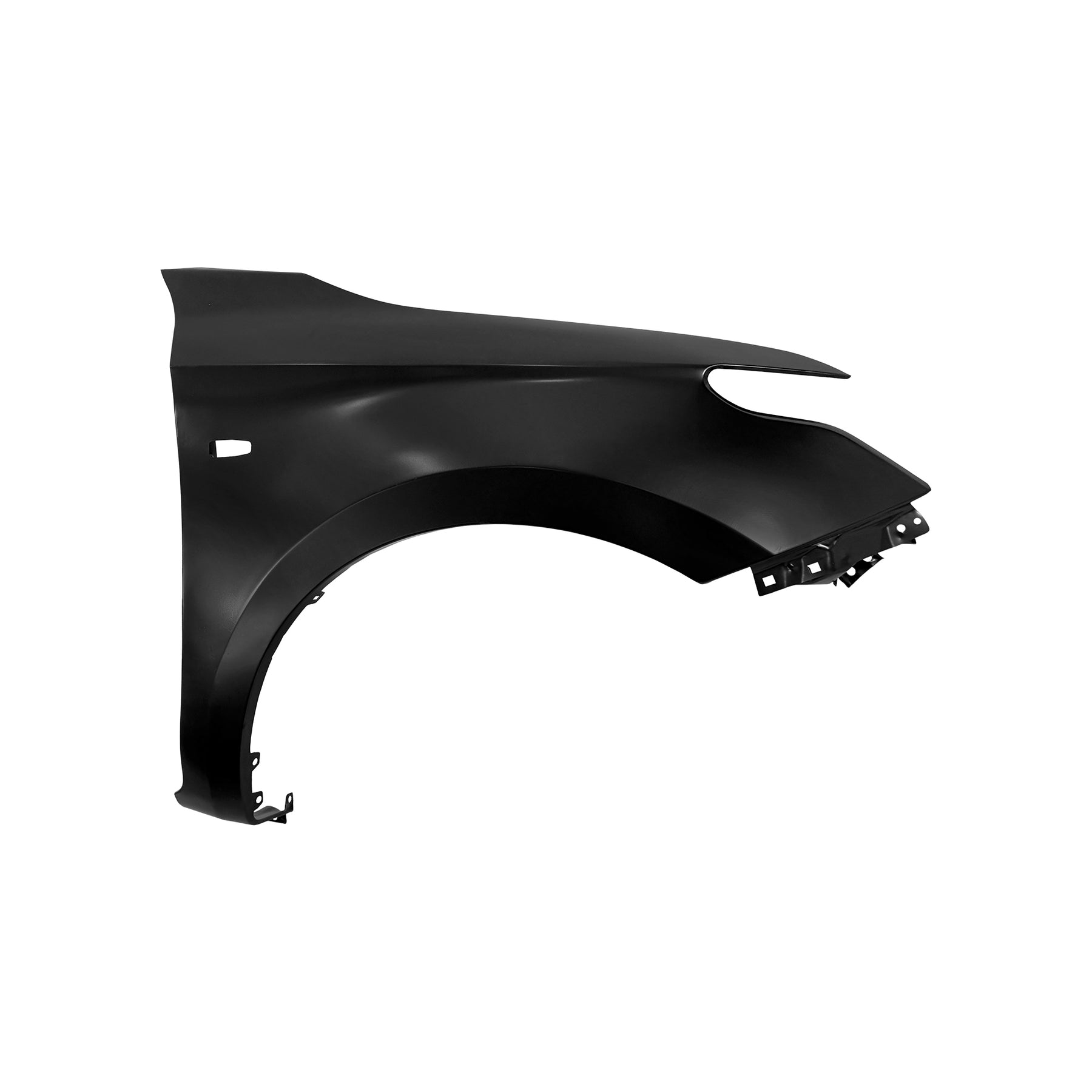 REPLACEMENT FRONT FENDER RH WITH SIDE LAMP HOLE, 2015-, FOR MITSUBISHI L200, (STEEL)
