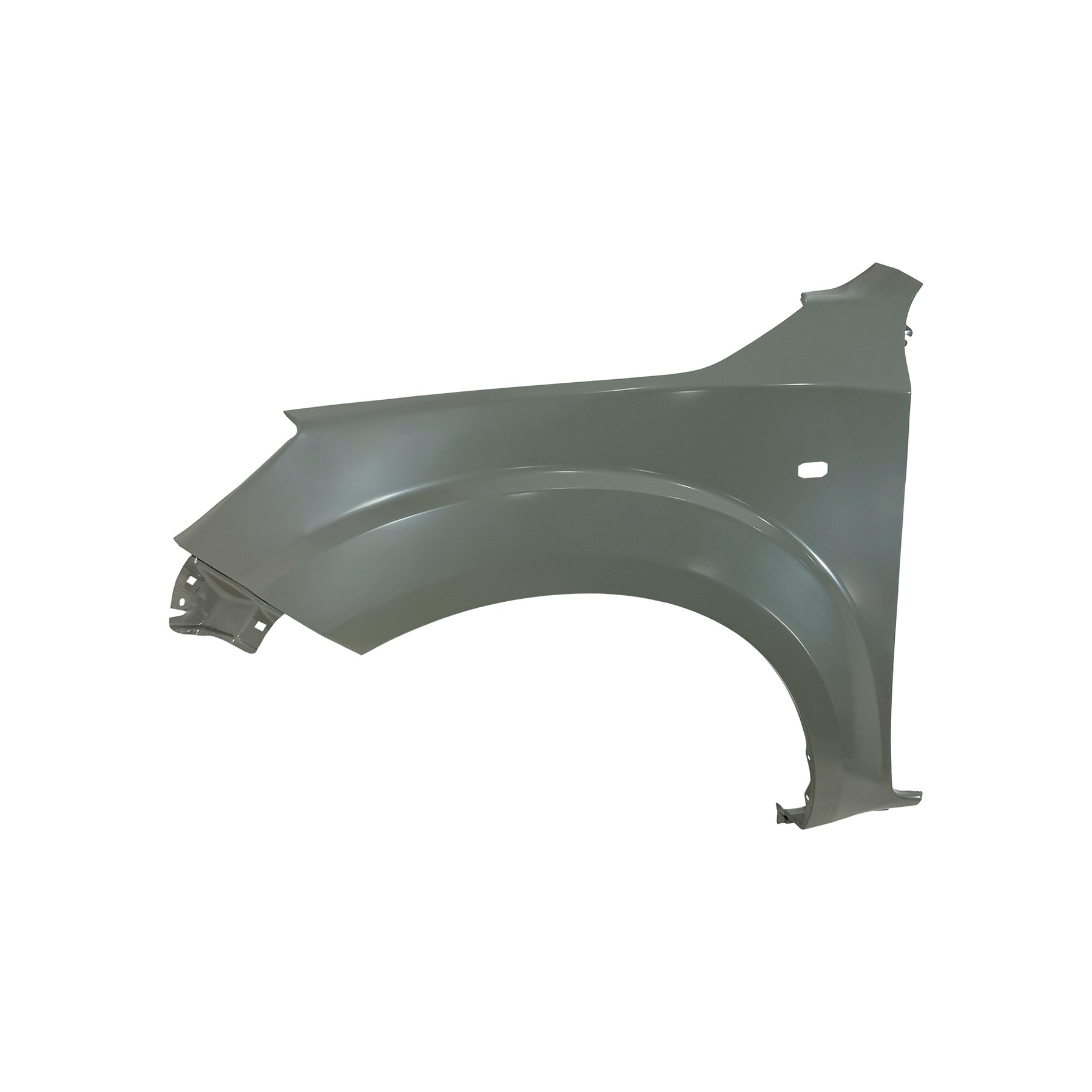REPLACEMENT FRONT FENDER LH WITH HOLES 4*4, 2017, FOR NISSAN NP300, (STEEL)