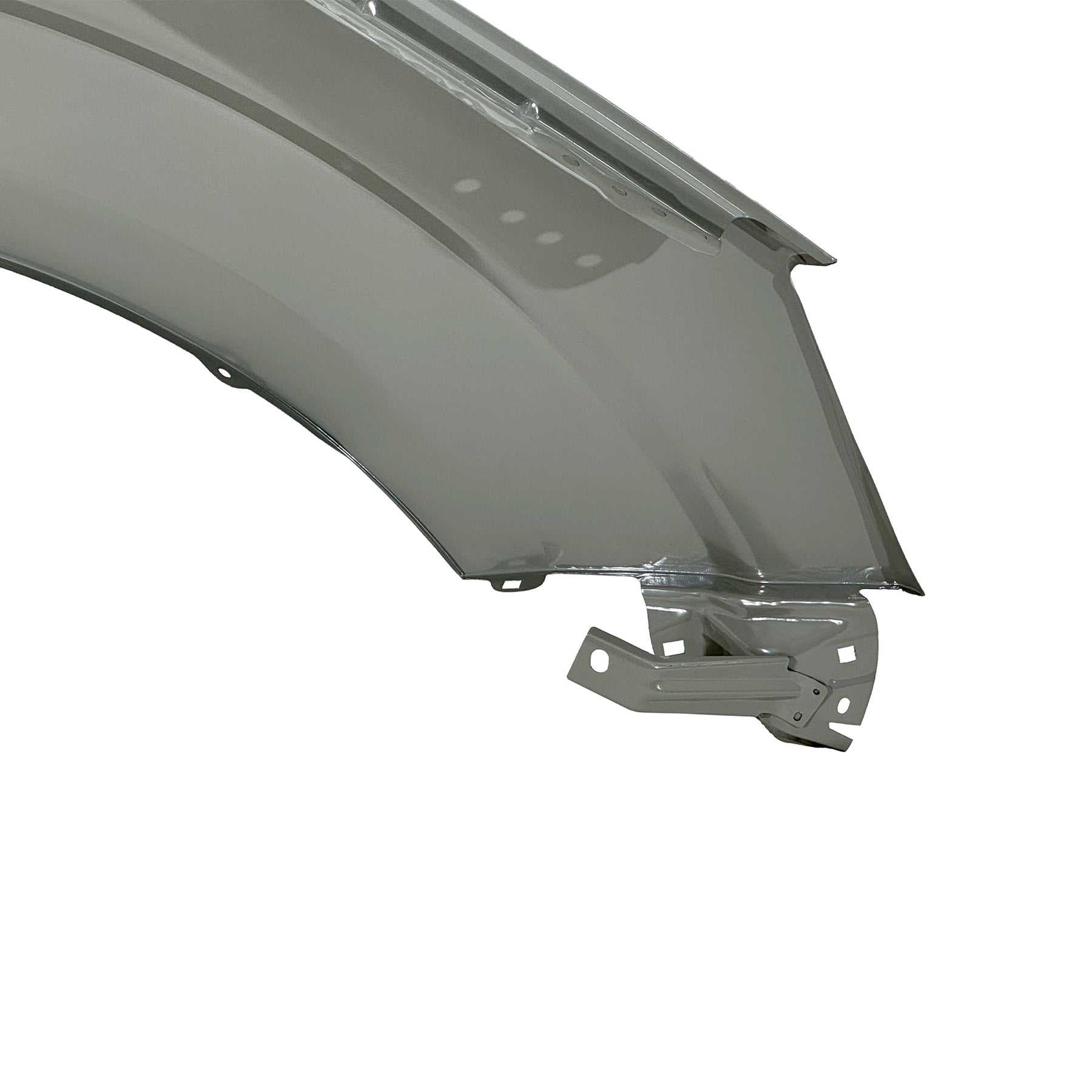 REPLACEMENT FRONT FENDER LH WITH HOLES 4*4, 2017, FOR NISSAN NP300, (STEEL)