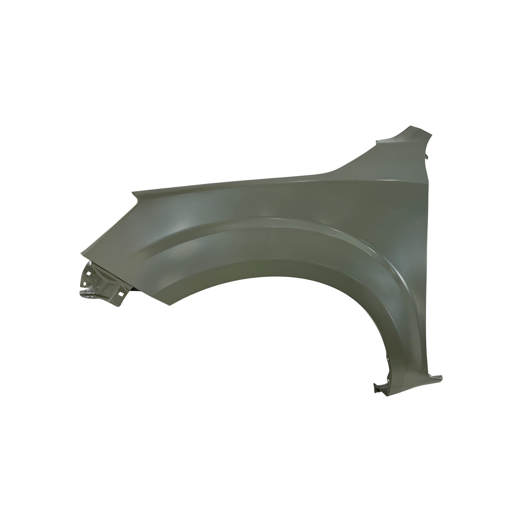 REPLACEMENT FRONT FENDER LH WITHOUT HOLES 4*4, 2017, FOR NISSAN NP300, (STEEL)