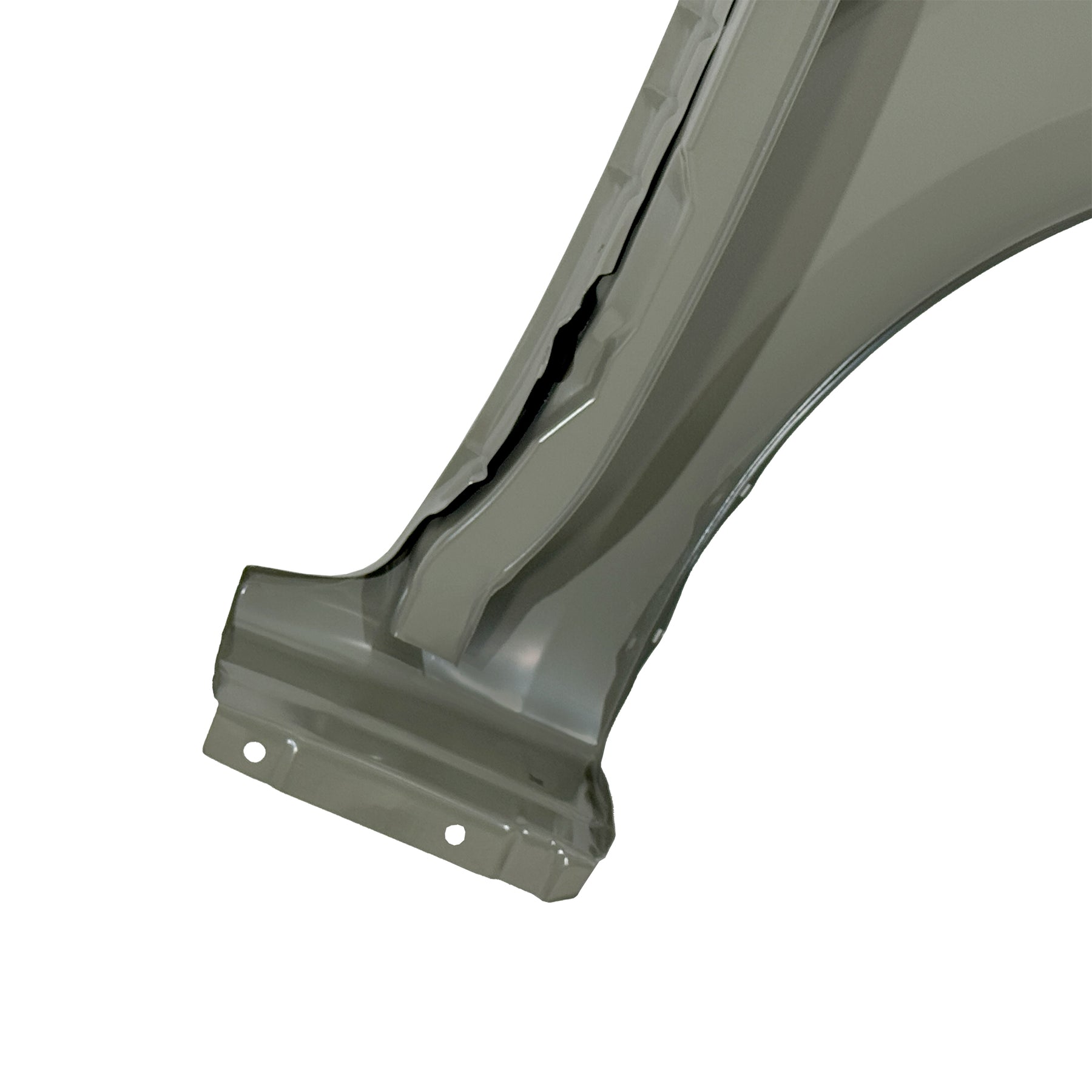 REPLACEMENT FRONT FENDER LH WITHOUT HOLES 4*4, 2017, FOR NISSAN NP300, (STEEL)