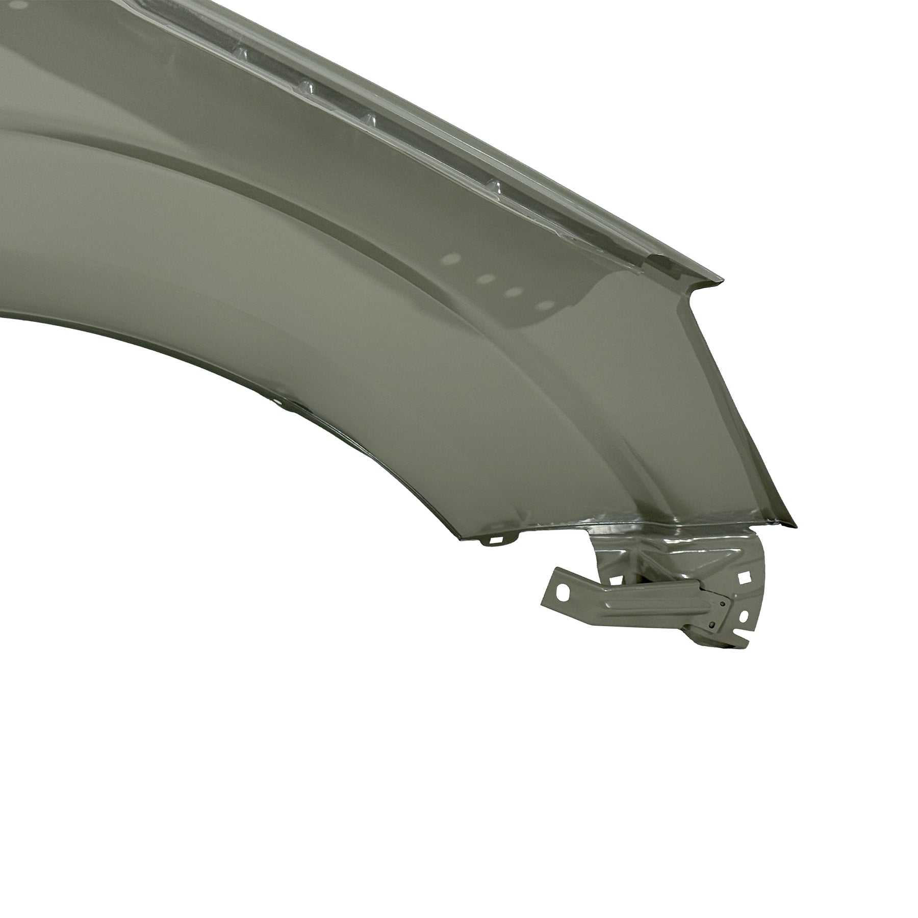 REPLACEMENT FRONT FENDER LH WITHOUT HOLES 4*4, 2017, FOR NISSAN NP300, (STEEL)
