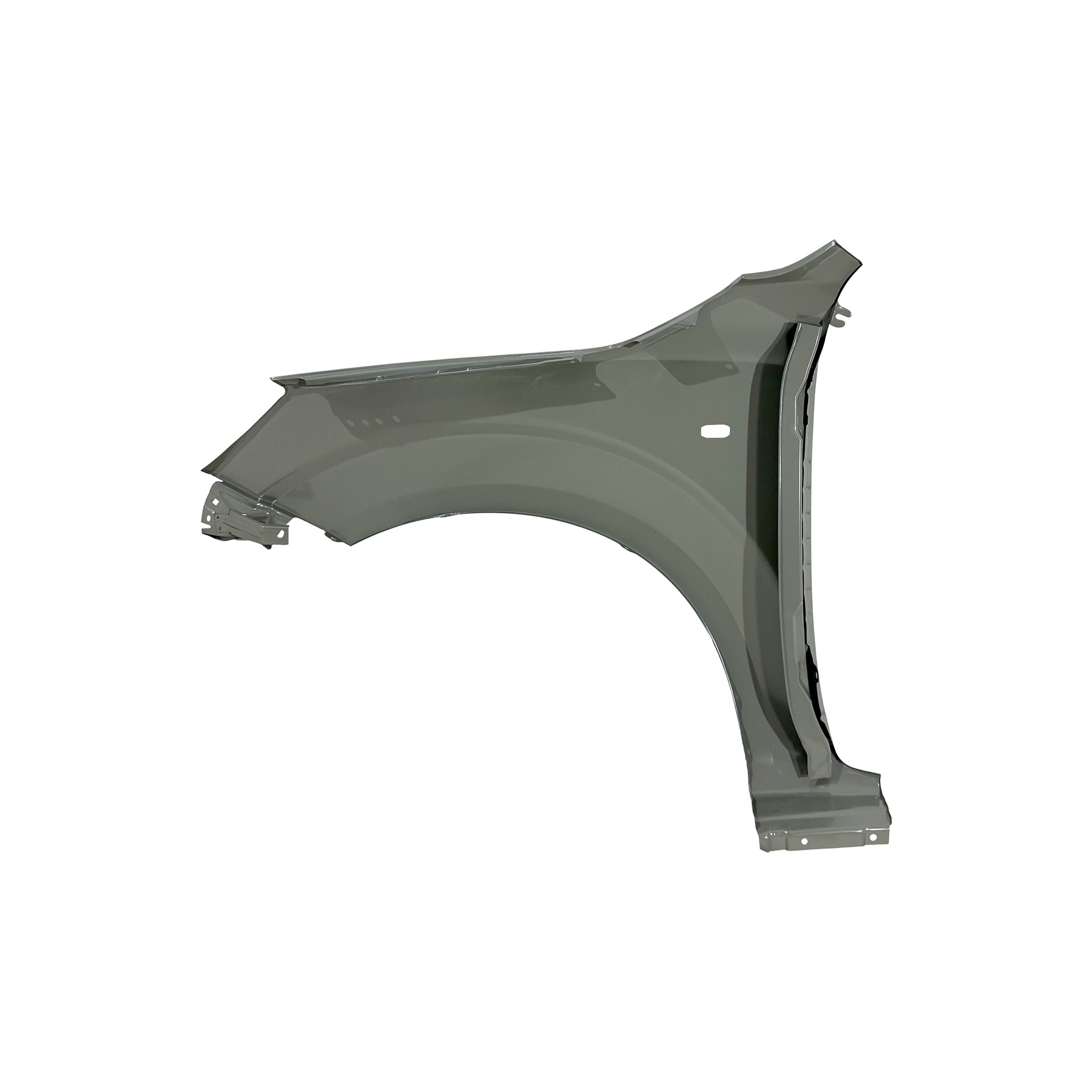 REPLACEMENT FRONT FENDER RH WITH HOLES 4*4, 2017, FOR NISSAN NP300, (STEEL)