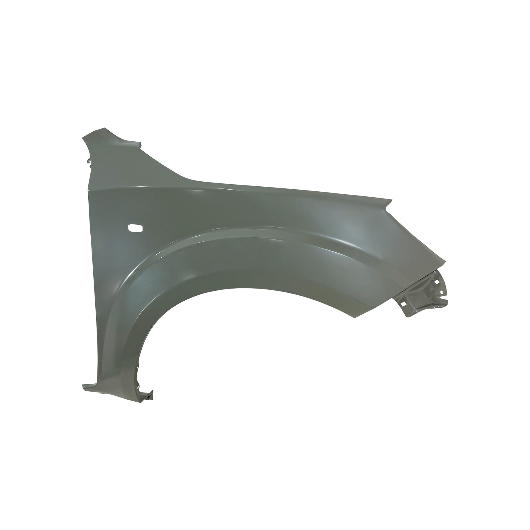 REPLACEMENT FRONT FENDER RH WITH HOLES 4*4, 2017, FOR NISSAN NP300, (STEEL)