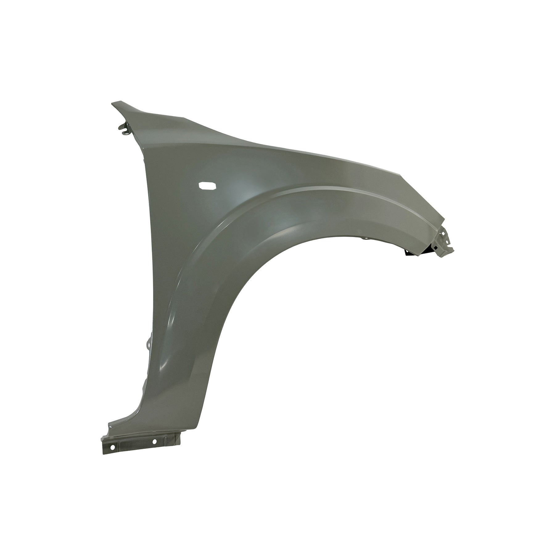 REPLACEMENT FRONT FENDER RH WITH HOLES 4*4, 2017, FOR NISSAN NP300, (STEEL)