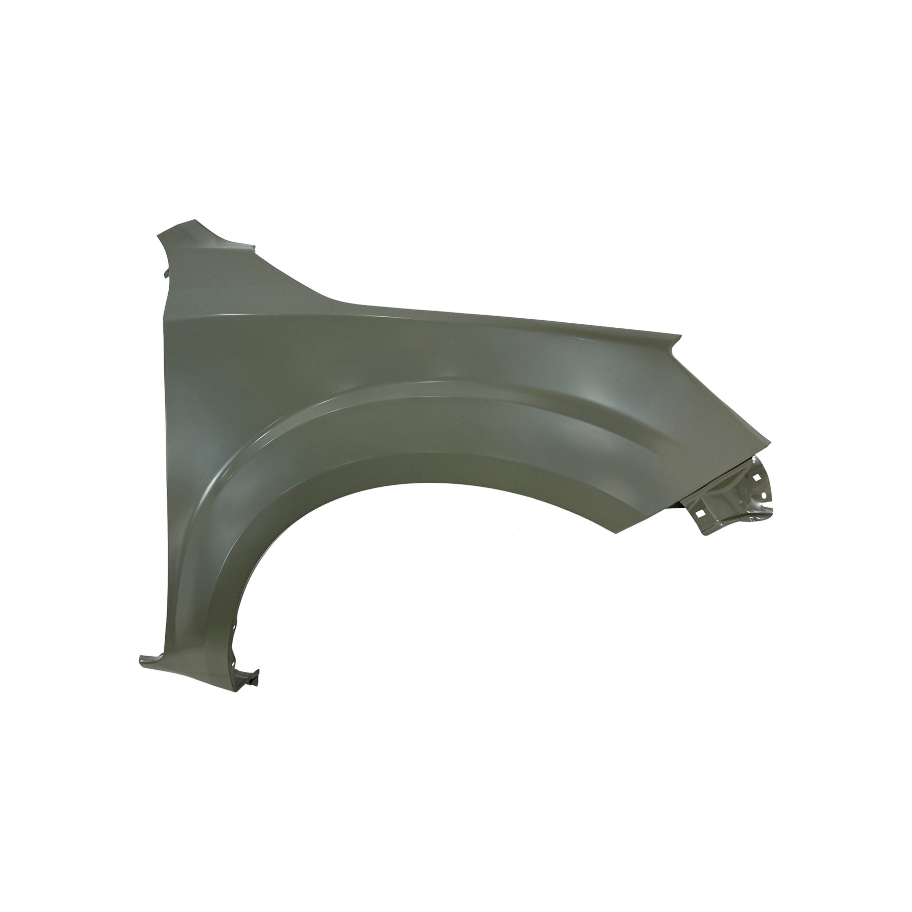 REPLACEMENT FRONT FENDER RH WITHOUT HOLES 4*4, 2017, FOR NISSAN NP300, (STEEL)