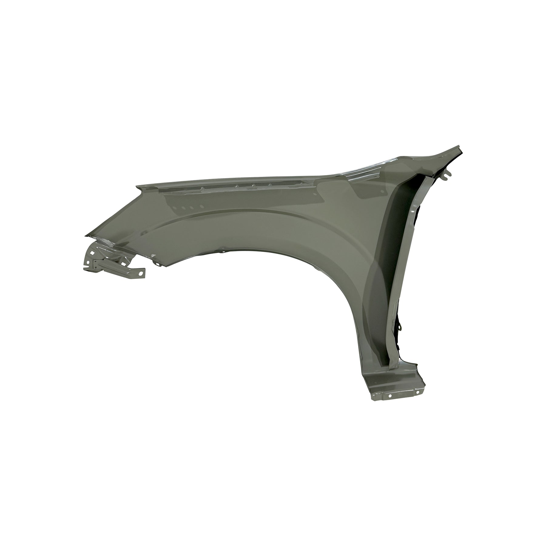 REPLACEMENT FRONT FENDER RH WITHOUT HOLES 4*4, 2017, FOR NISSAN NP300, (STEEL)