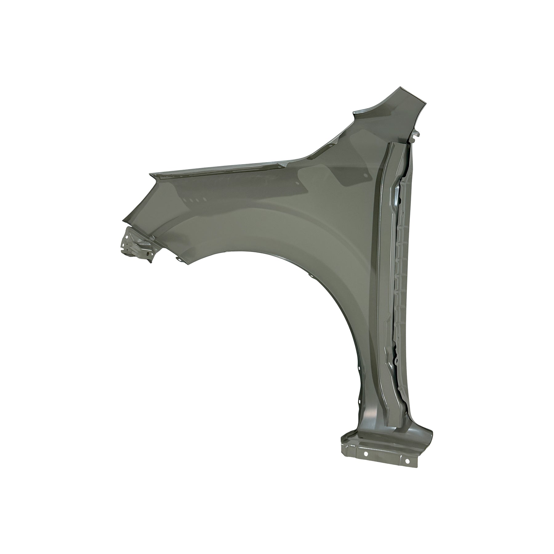 REPLACEMENT FRONT FENDER RH WITHOUT HOLES 4*4, 2017, FOR NISSAN NP300, (STEEL)