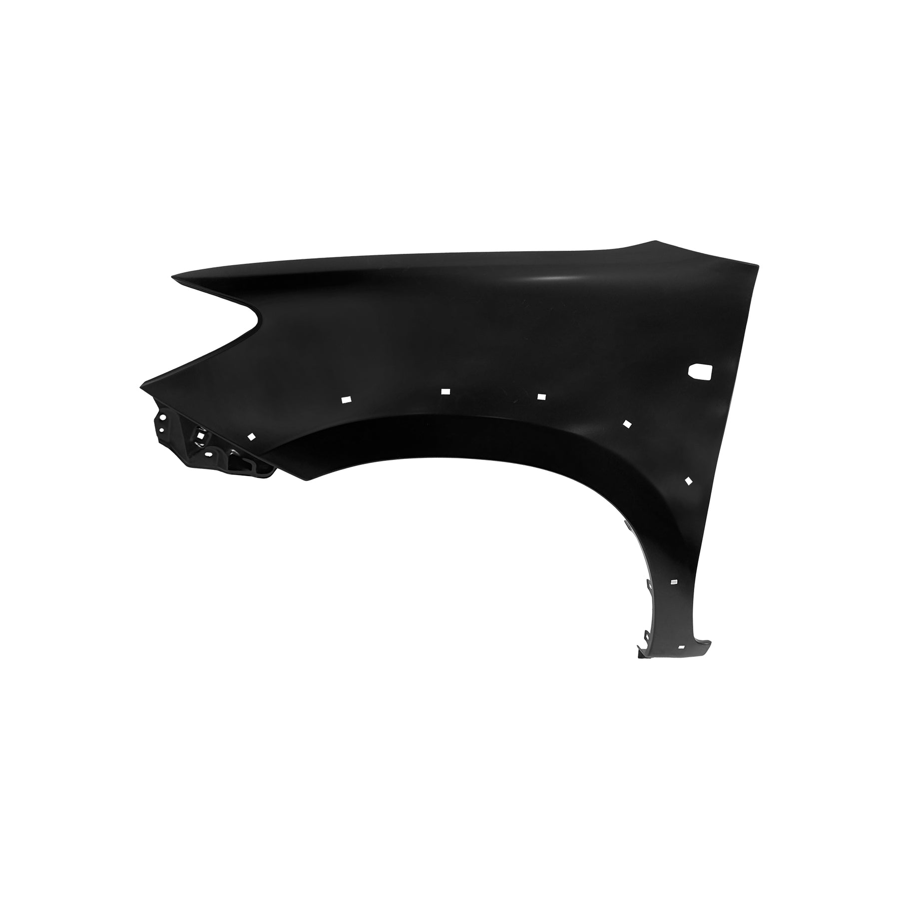 REPLACEMENT FRONT FENDER WITH SIDE LAMP HOLE WITH SKIRT HOLE LH, FOR TOYOTA HILUX VIGO(SINGLE CABIN), (STEEL)