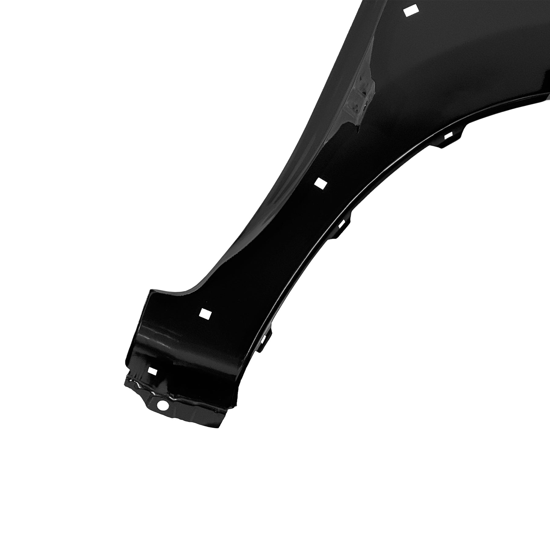 REPLACEMENT FRONT FENDER WITH SIDE LAMP HOLE WITH SKIRT HOLE LH, FOR TOYOTA HILUX VIGO(SINGLE CABIN), (STEEL)