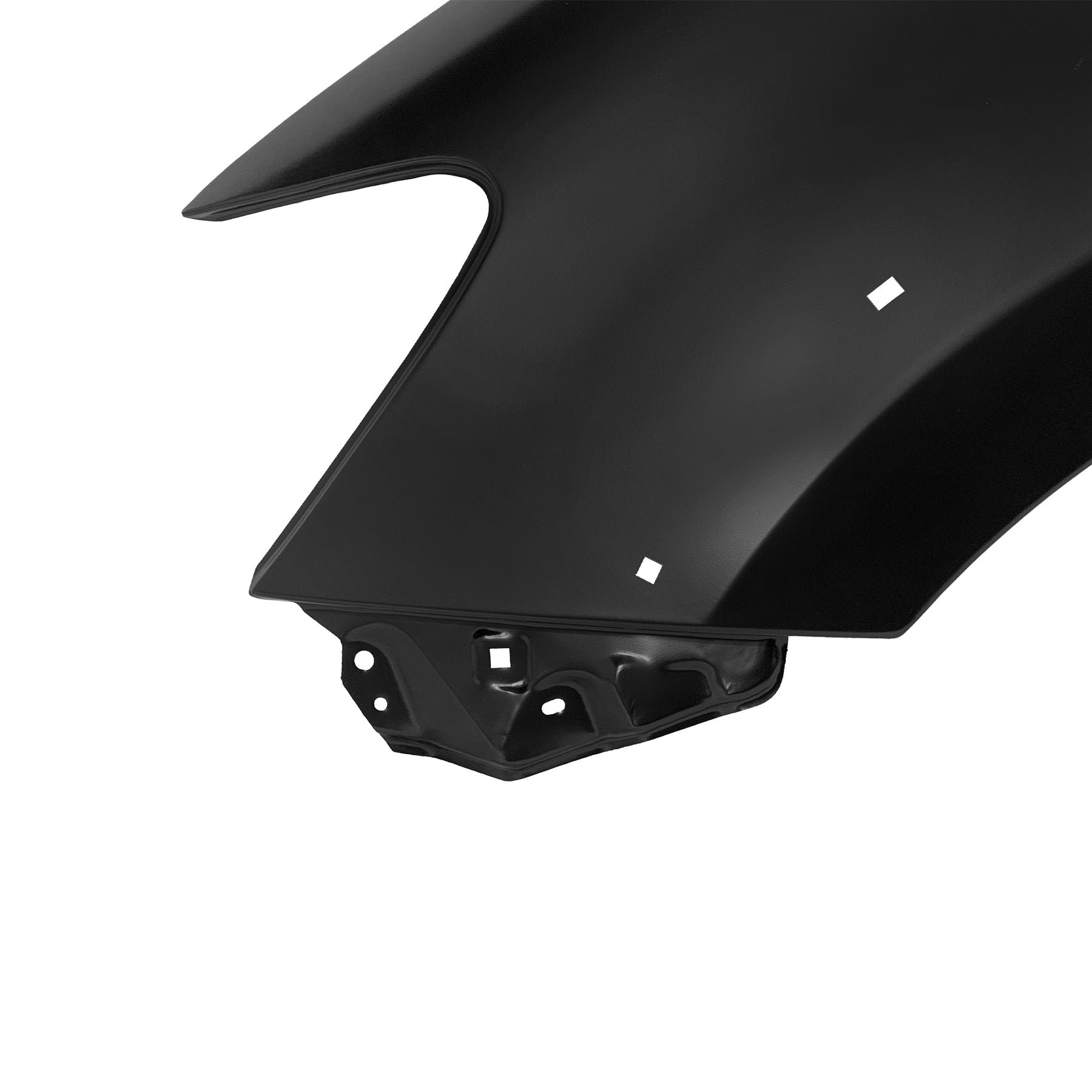 REPLACEMENT FRONT FENDER WITH SIDE LAMP HOLE WITH SKIRT HOLE LH, FOR TOYOTA HILUX VIGO(SINGLE CABIN), (STEEL)