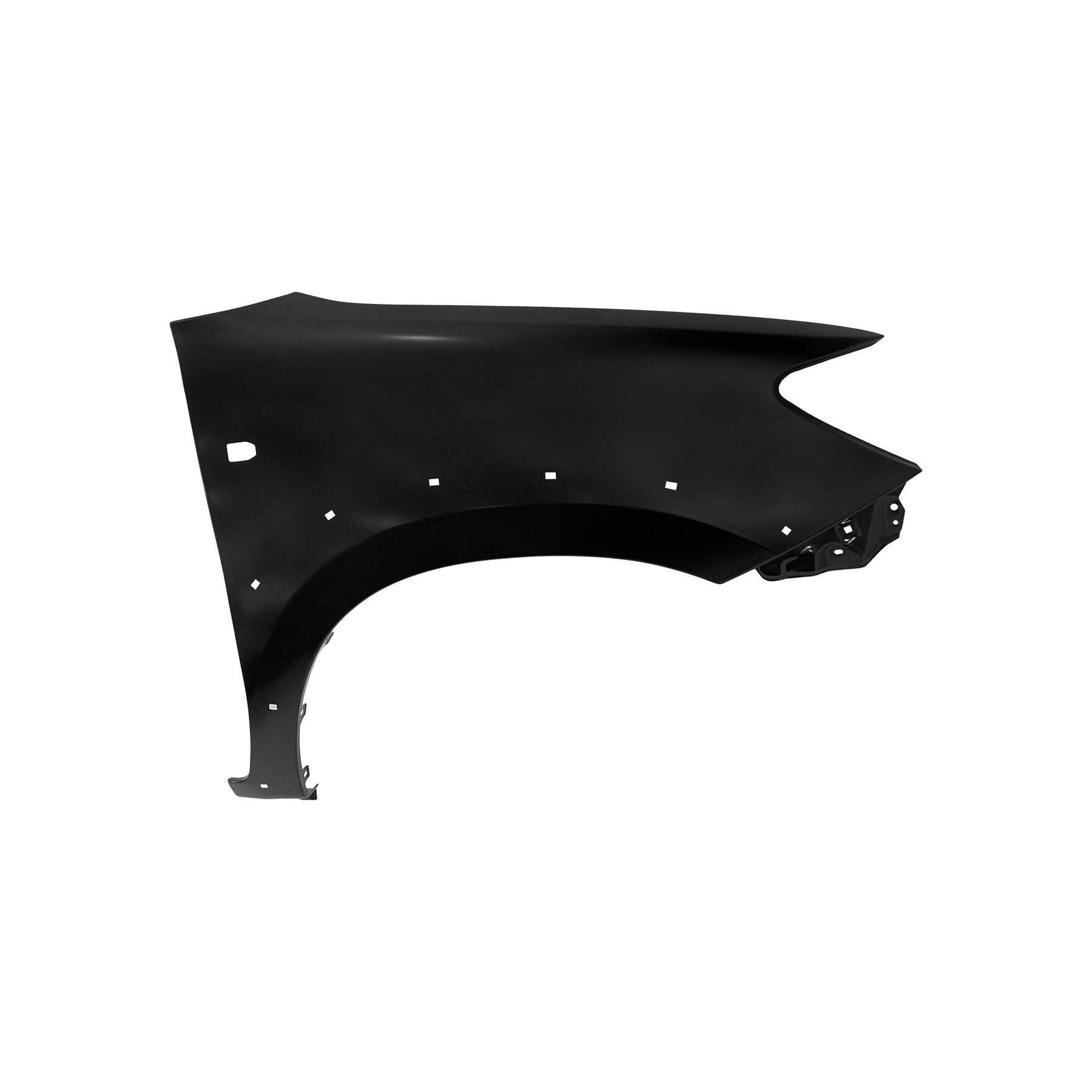 REPLACEMENT FRONT FENDER WITH SIDE LAMP HOLE WITH SKIRT HOLE RH, FOR TOYOTA HILUX VIGO(SINGLE CABIN), (STEEL)