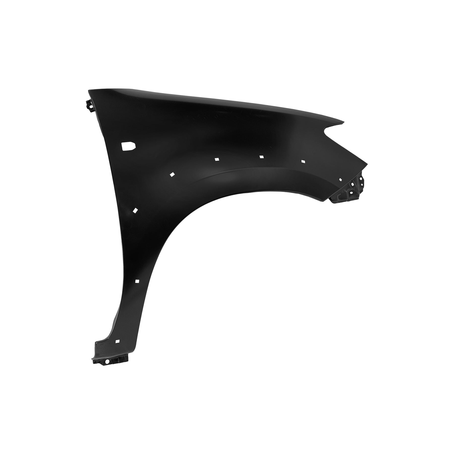 REPLACEMENT FRONT FENDER WITH SIDE LAMP HOLE WITH SKIRT HOLE RH, FOR TOYOTA HILUX VIGO(SINGLE CABIN), (STEEL)