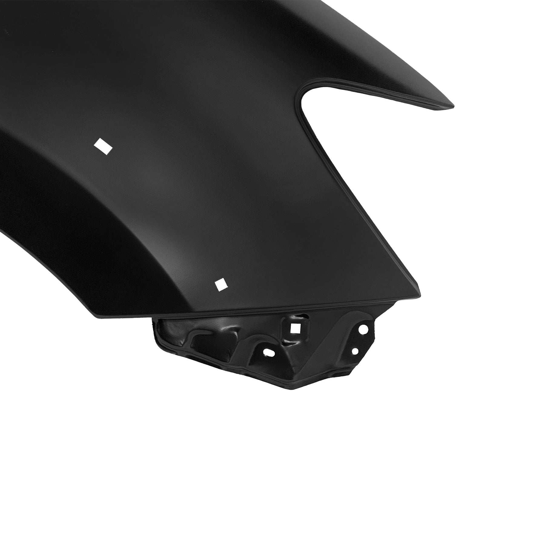 REPLACEMENT FRONT FENDER WITH SIDE LAMP HOLE WITH SKIRT HOLE RH, FOR TOYOTA HILUX VIGO(SINGLE CABIN), (STEEL)