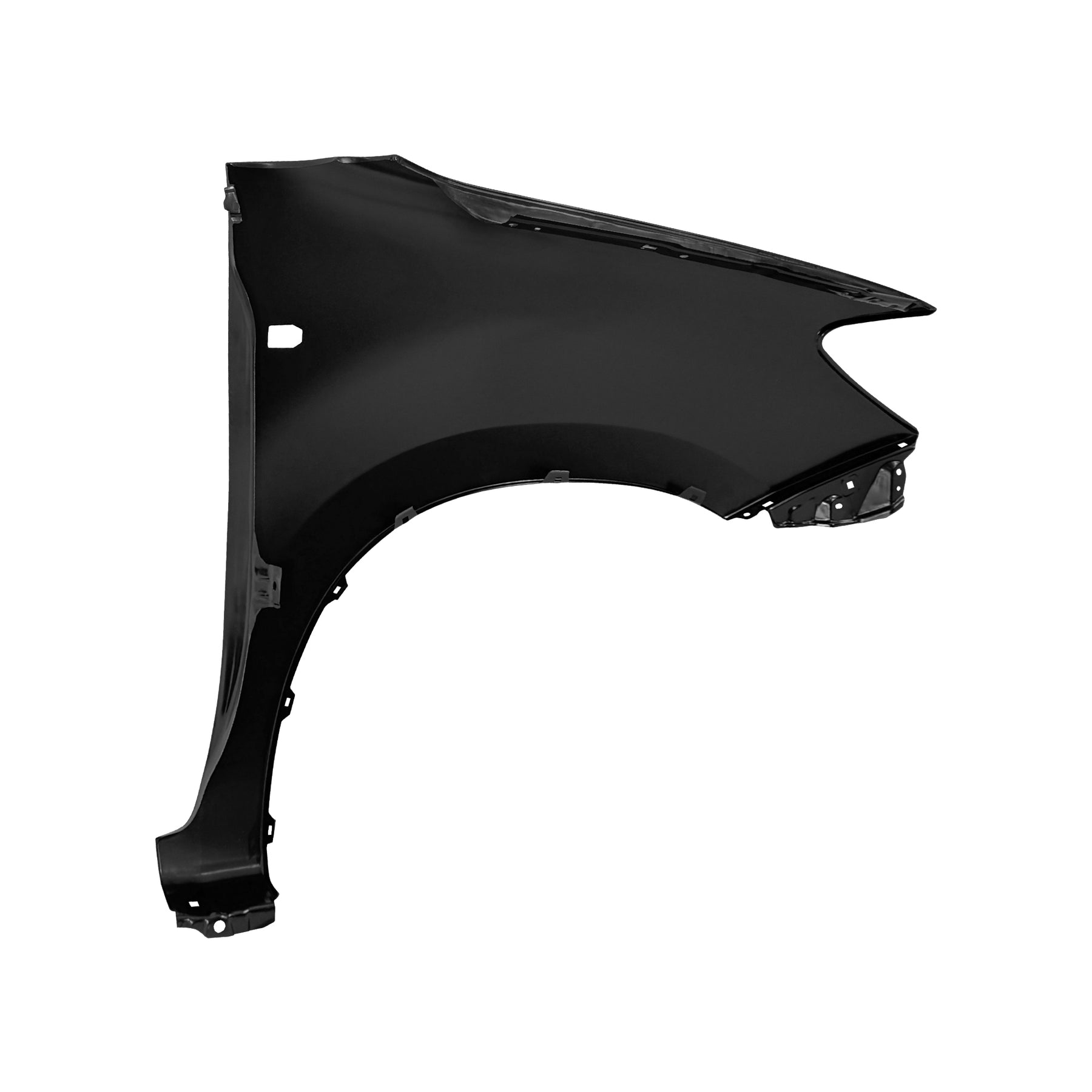 REPLACEMENT FRONT FENDER LH WITH SIDE LAMP HOLE, FOR TOYOTA HILUX VIGO, 538120K010, (STEEL)