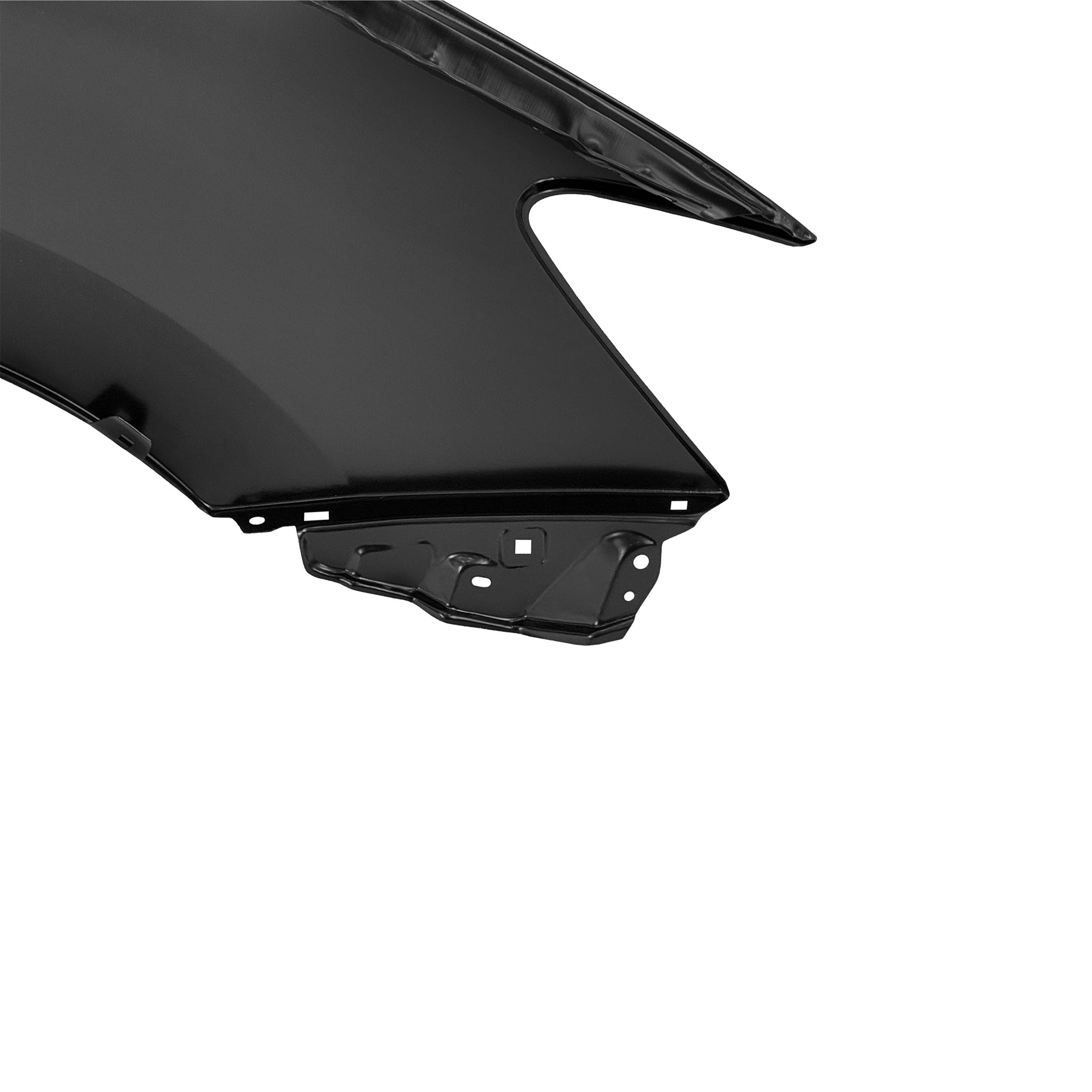 REPLACEMENT FRONT FENDER LH WITH SIDE LAMP HOLE, FOR TOYOTA HILUX VIGO, 538120K010, (STEEL)