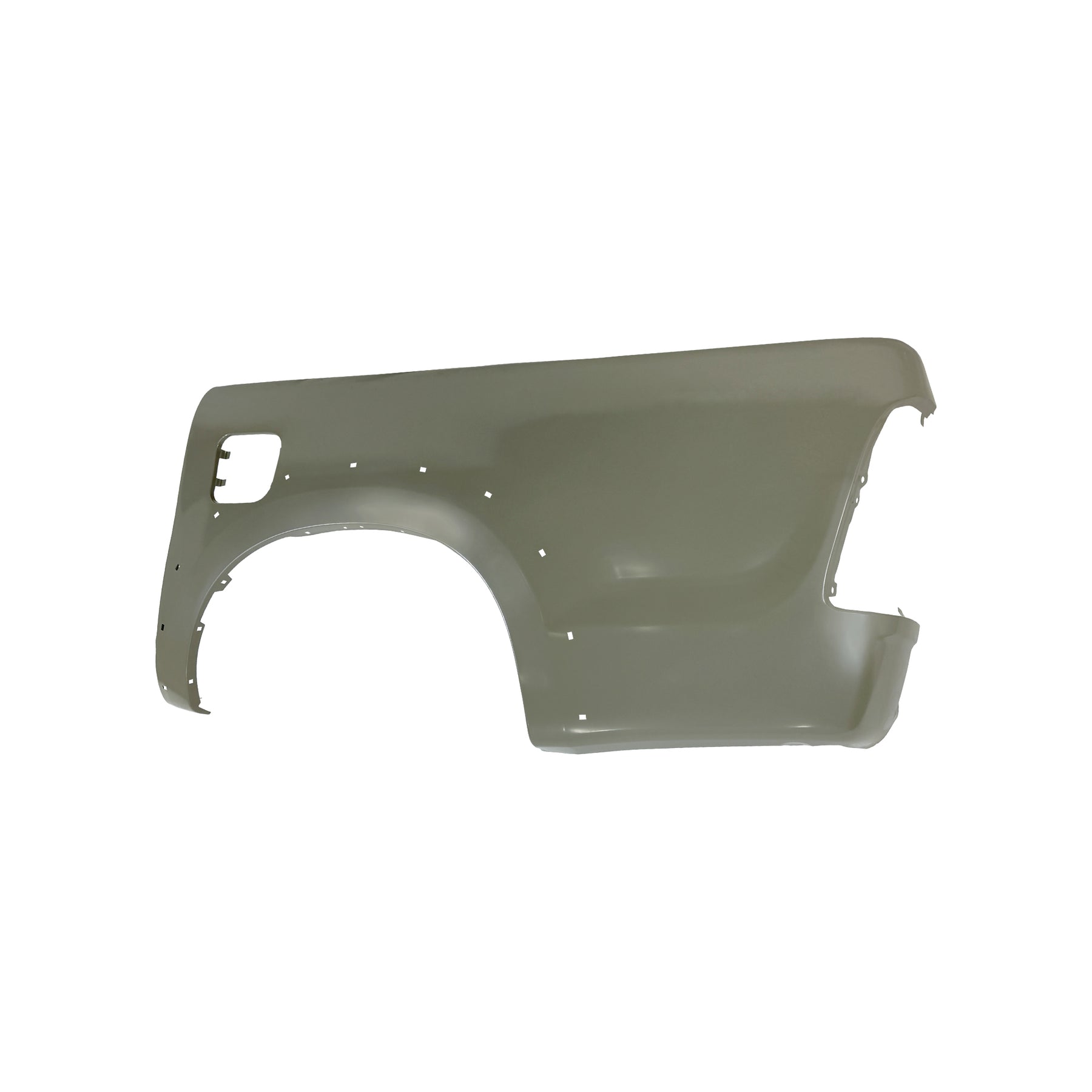 REPLACEMENT FENDER LH WITHOUT HOOK WITH SKIRT HOLE, FOR TOYOTA HILUX VIGO REAR DOUBLE CABIN SIDE OPEN, (STEEL)