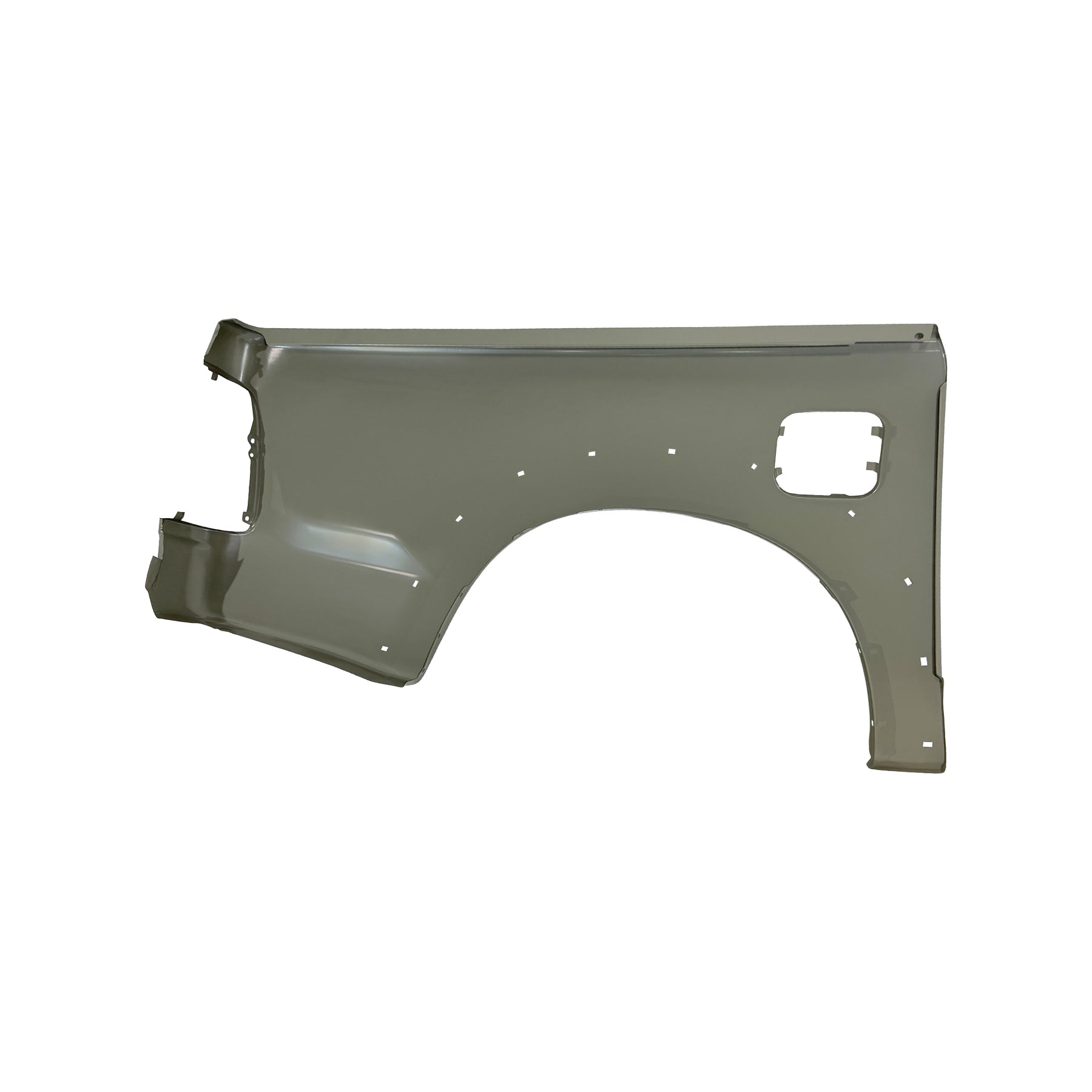 REPLACEMENT FENDER LH WITHOUT HOOK WITH SKIRT HOLE, FOR TOYOTA HILUX VIGO REAR DOUBLE CABIN SIDE OPEN, (STEEL)
