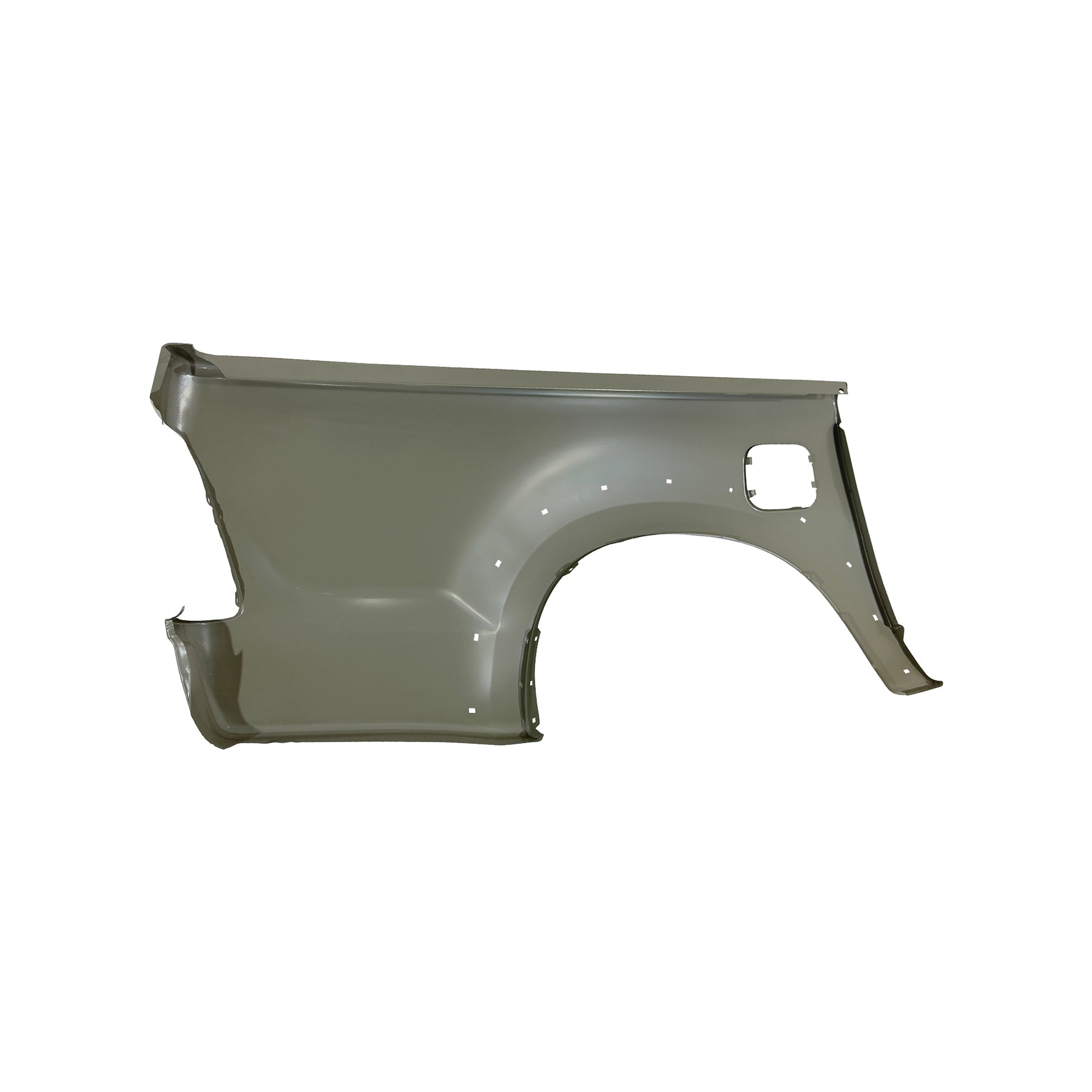 REPLACEMENT FENDER LH WITHOUT HOOK WITH SKIRT HOLE, FOR TOYOTA HILUX VIGO REAR DOUBLE CABIN SIDE OPEN, (STEEL)