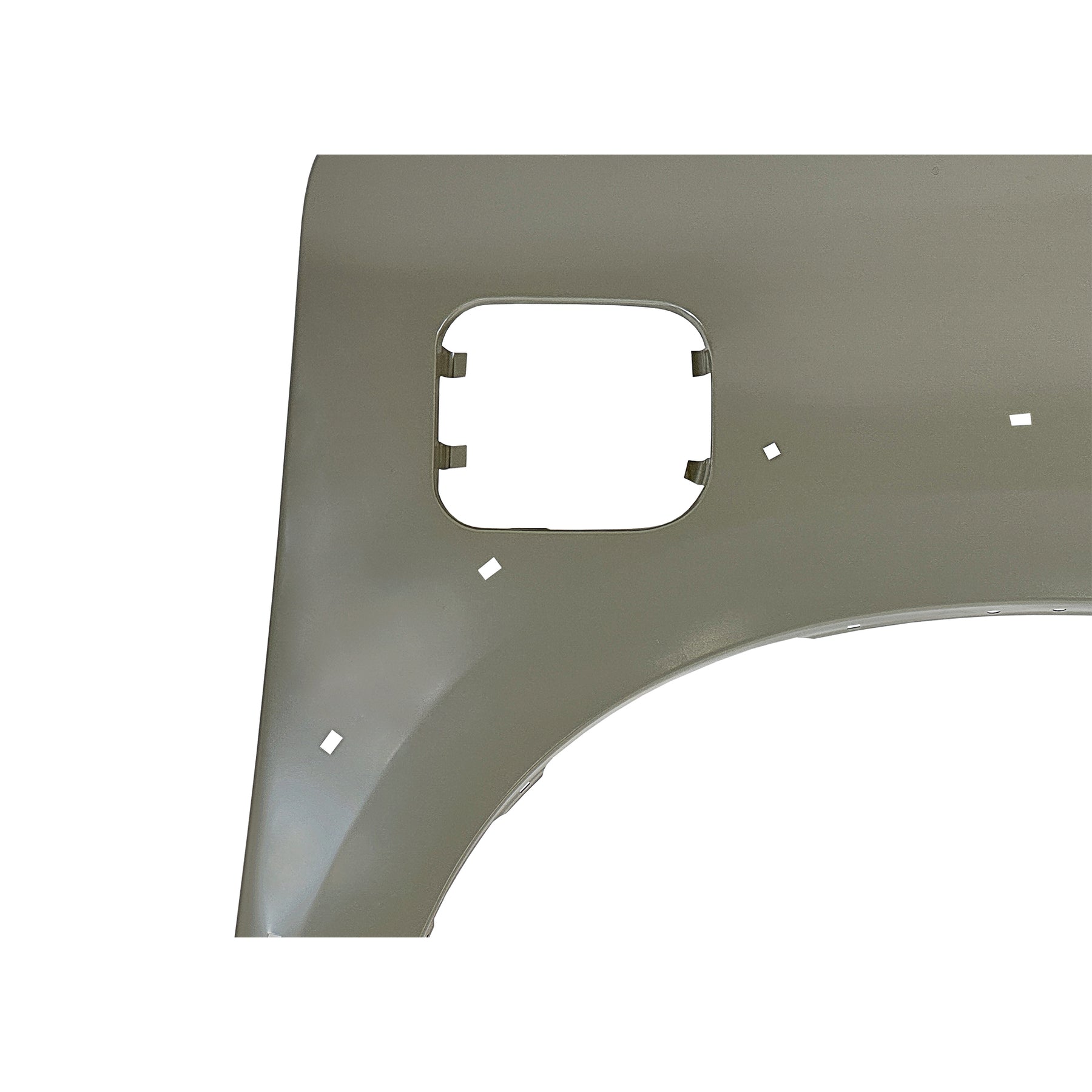 REPLACEMENT FENDER LH WITHOUT HOOK WITH SKIRT HOLE, FOR TOYOTA HILUX VIGO REAR DOUBLE CABIN SIDE OPEN, (STEEL)