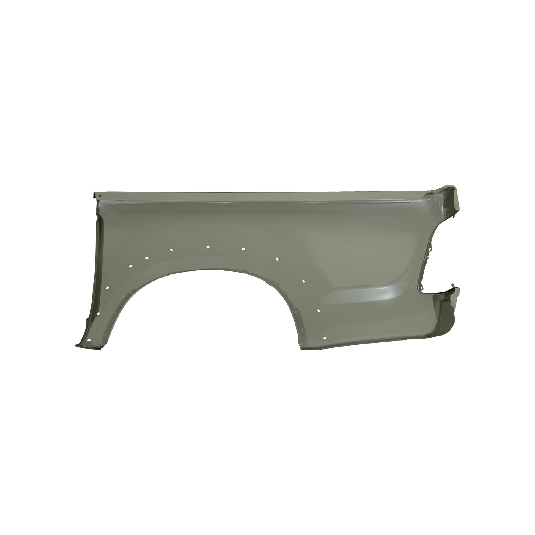REPLACEMENT REAR FENDER RH WITHOUT HOOK WITH SKIRT HOLE, FOR TOYOTA HILUX VIGO DOUBLE CABIN MIDDLE OPEN, (STEEL)