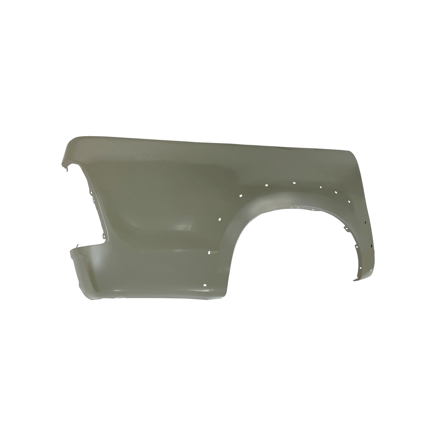 REPLACEMENT REAR FENDER RH WITHOUT HOOK WITH SKIRT HOLE, FOR TOYOTA HILUX VIGO DOUBLE CABIN MIDDLE OPEN, (STEEL)