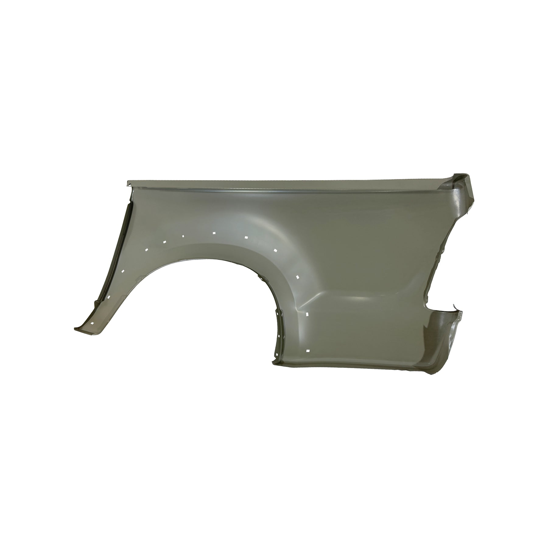 REPLACEMENT REAR FENDER RH WITHOUT HOOK WITH SKIRT HOLE, FOR TOYOTA HILUX VIGO DOUBLE CABIN MIDDLE OPEN, (STEEL)