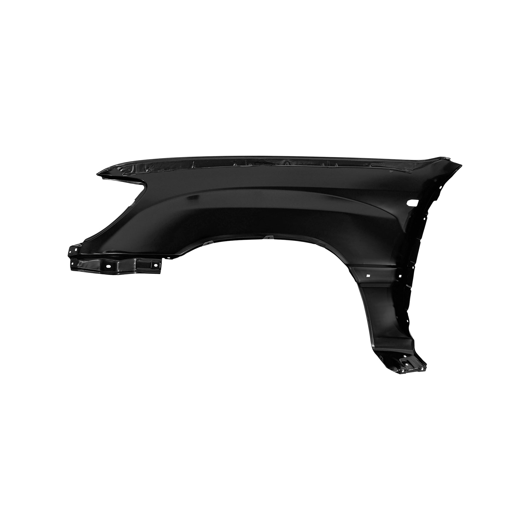 REPLACEMENT FRONT FENDER RH WITH ANTENNA HOLE, FOR TOYOTA LAND CRUISER LC80(LC100), (STEEL)