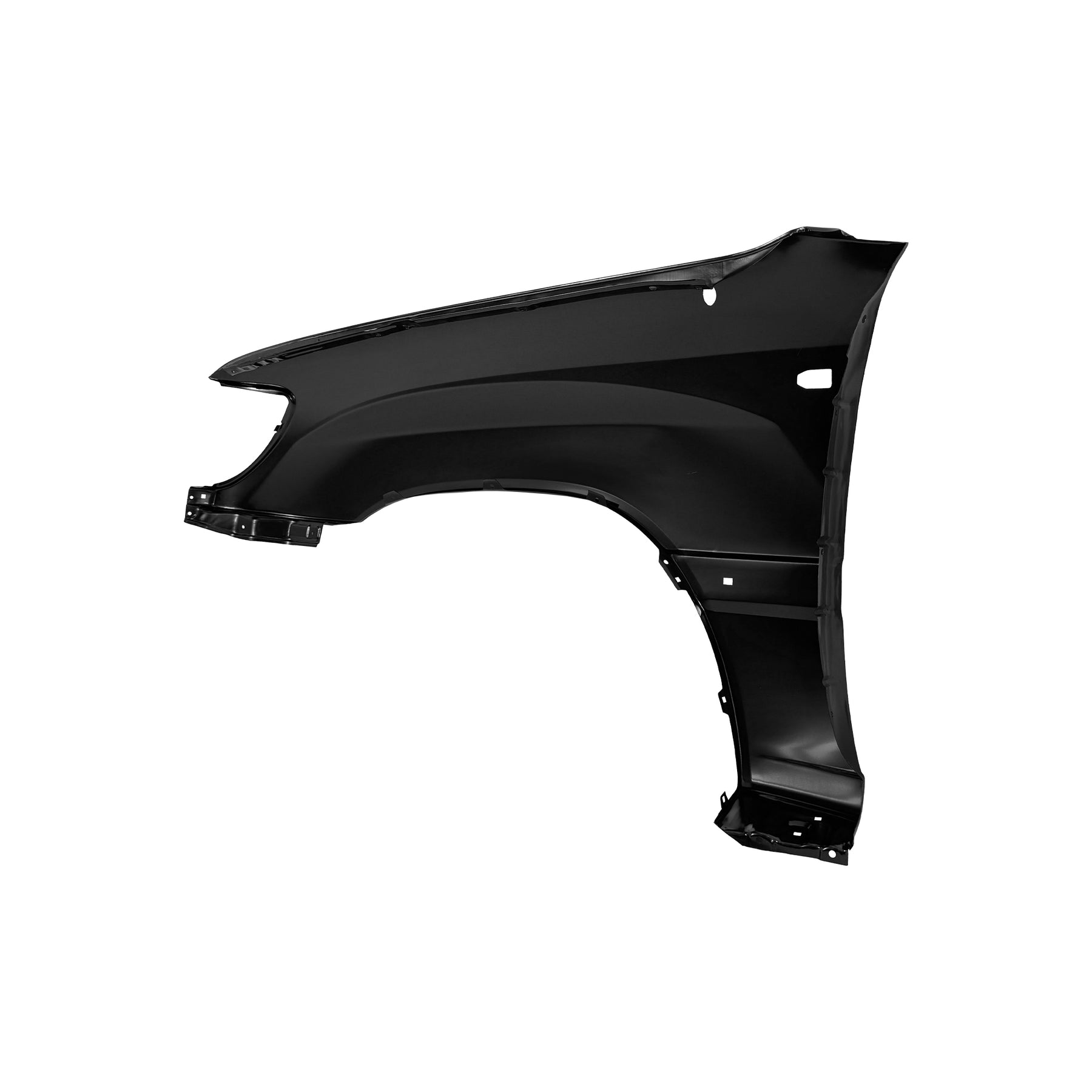 REPLACEMENT FRONT FENDER RH WITH ANTENNA HOLE, FOR TOYOTA LAND CRUISER LC80(LC100), (STEEL)