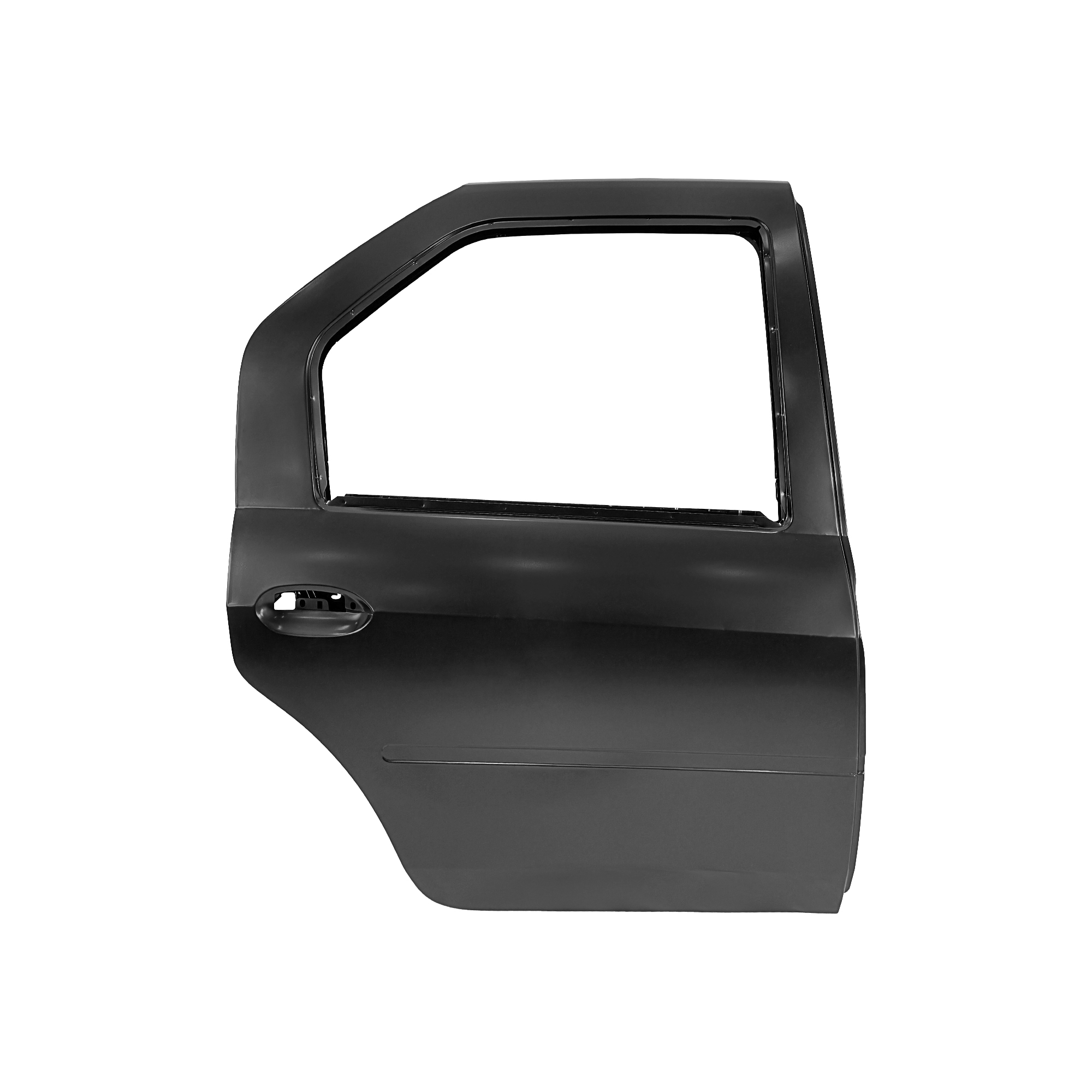 REPLACEMENT REAR DOOR W/O MOULDING RH, 2004-2012, FOR RENAULT LOGAN, (STEEL) REPLACEMENT REAR DOOR W/O MOULDING RH, 2004-2012, FOR RENAULT LOGAN, (STEEL)