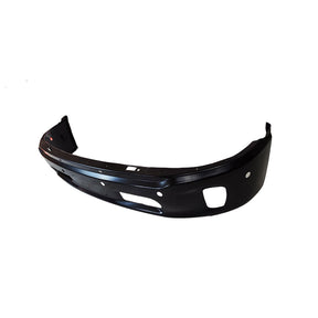 REPLACEMENT FRONT BUMPER, BLACKE-COATED, W/O FOG, W/O SENSOR, 2013-2018, FOR DODGE RAM 1500, 68160855AC, (STEEL)