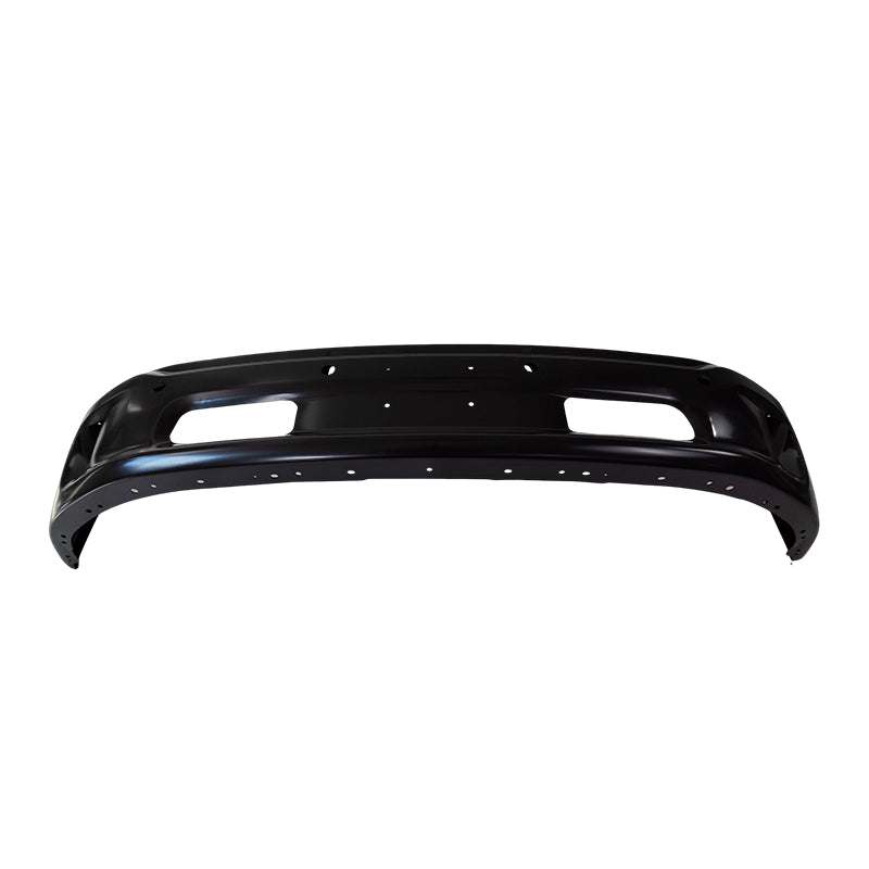 REPLACEMENT FRONT BUMPER, BLACKE-COATED, W/O FOG, W/O SENSOR, 2013-2018, FOR DODGE RAM 1500, 68160855AC, (STEEL)