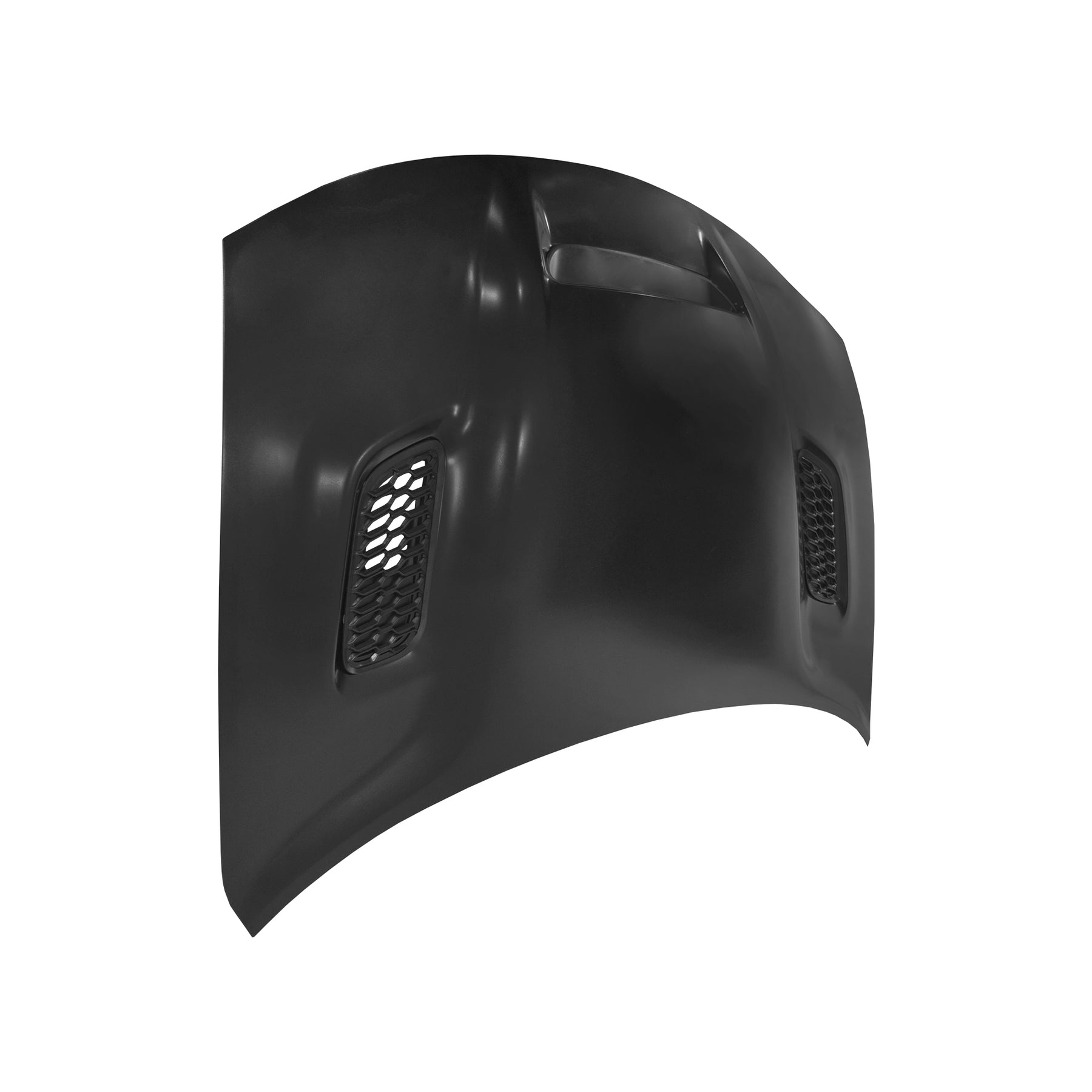 REPLACEMENT HOOD FOR REDEYE, W. 3 SCOOPS, 2021-2023, FOR DODGE CHARGER, 68529909AA, (ALUM)