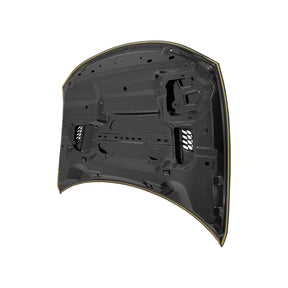 REPLACEMENT HOOD FOR REDEYE, W. 3 SCOOPS, 2021-2023, FOR DODGE CHARGER, 68529909AA, (ALUM)