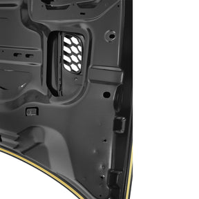 REPLACEMENT HOOD FOR REDEYE, W. 3 SCOOPS, 2021-2023, FOR DODGE CHARGER, 68529909AA, (ALUM)