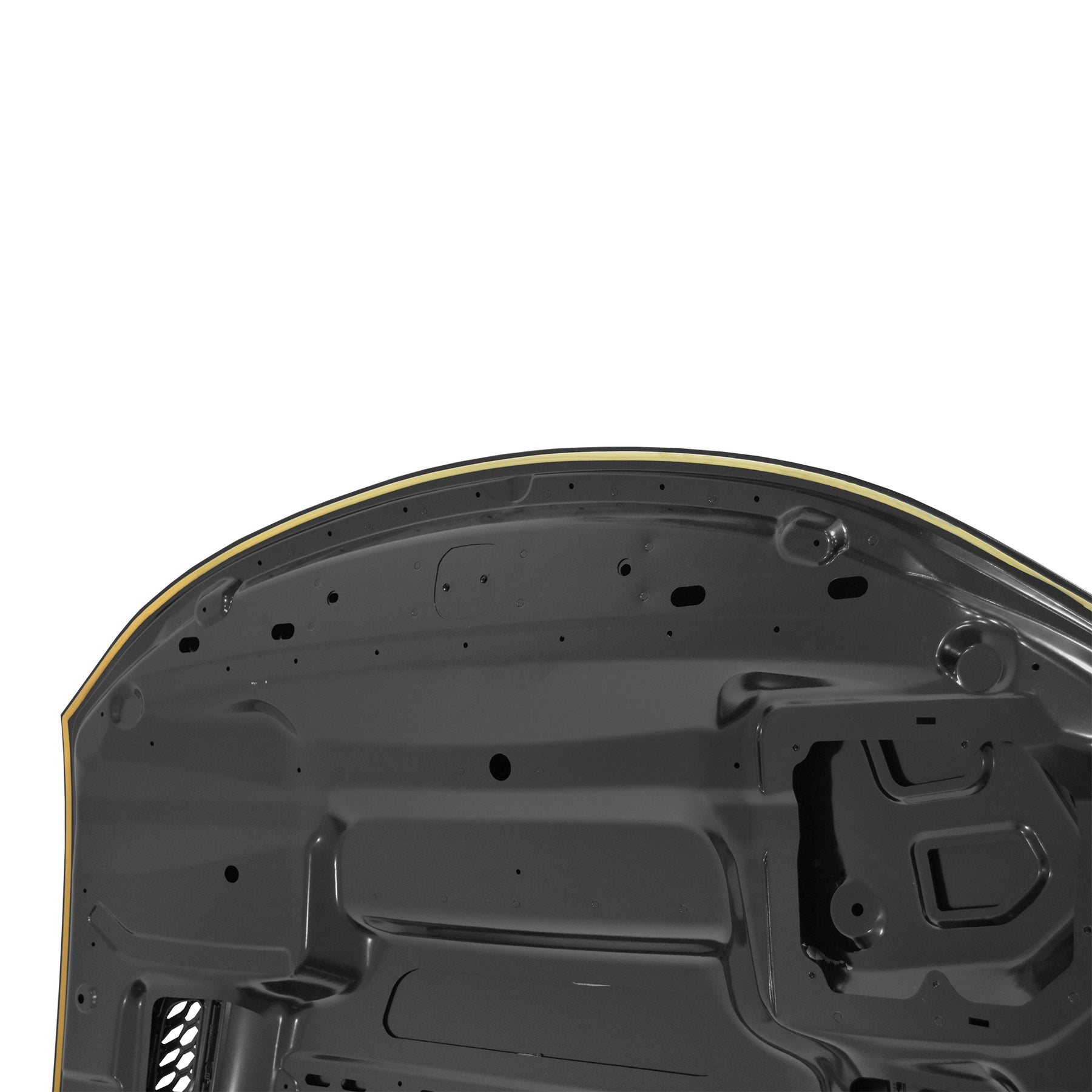 REPLACEMENT HOOD FOR REDEYE, W. 3 SCOOPS, 2021-2023, FOR DODGE CHARGER, 68529909AA, (ALUM)
