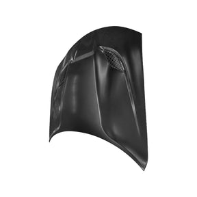 REPLACEMENT HOOD, HELLCAT STYLE W. SCOOP, 2015-2023, FOR DODGE CHARGER,  68265428AA, (ALUM)