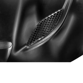 REPLACEMENT HOOD, HELLCAT STYLE W. SCOOP, 2015-2023, FOR DODGE CHARGER,  68265428AA, (ALUM)