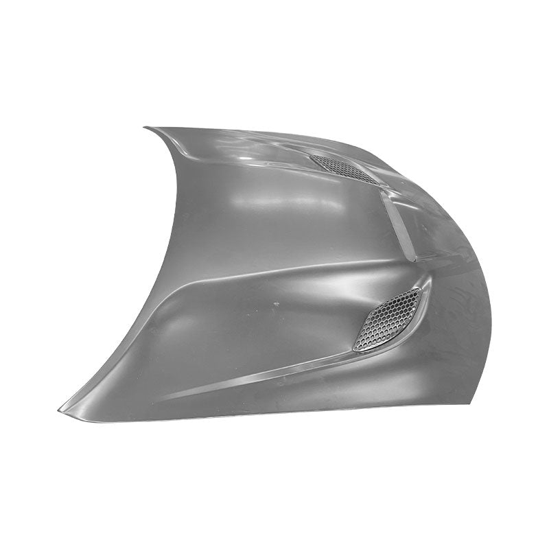 REPLACEMENT HOOD, HELLCAT STYLE W. SCOOP, 2015-2023, FOR DODGE CHARGER,  68265428AA, (ALUM)