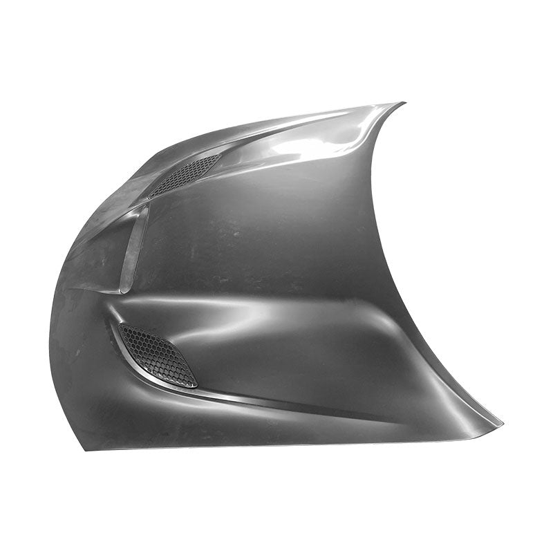 REPLACEMENT HOOD, HELLCAT STYLE W. SCOOP, 2015-2023, FOR DODGE CHARGER,  68265428AA, (ALUM)