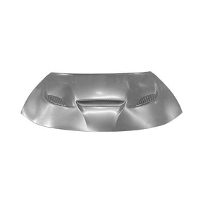 REPLACEMENT HOOD, HELLCAT STYLE W. SCOOP, 2015-2023, FOR DODGE CHARGER,  68265428AA, (ALUM)